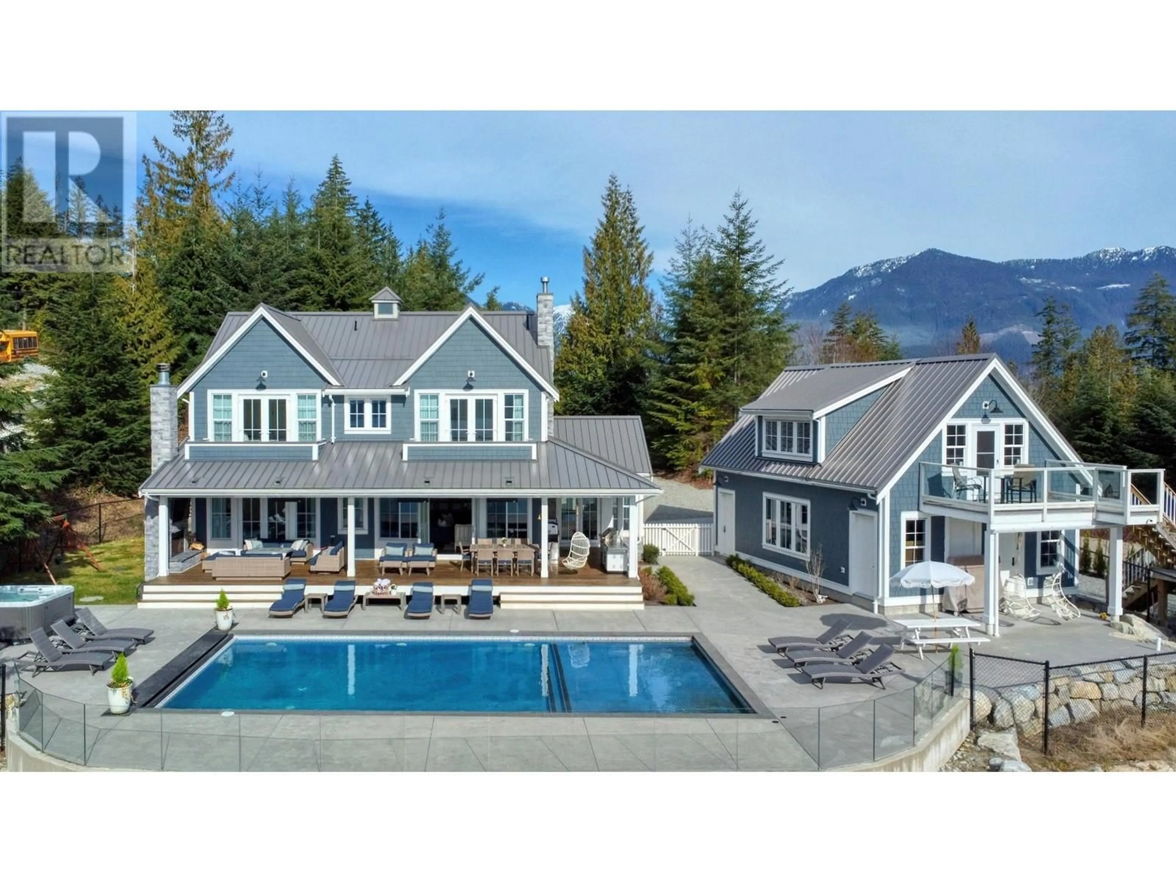 A pic from outside/outdoor area/front of a property/back of a property/a pic from drone, mountain view for 165 WITHERBY ROAD, Gibsons British Columbia V0N1V6