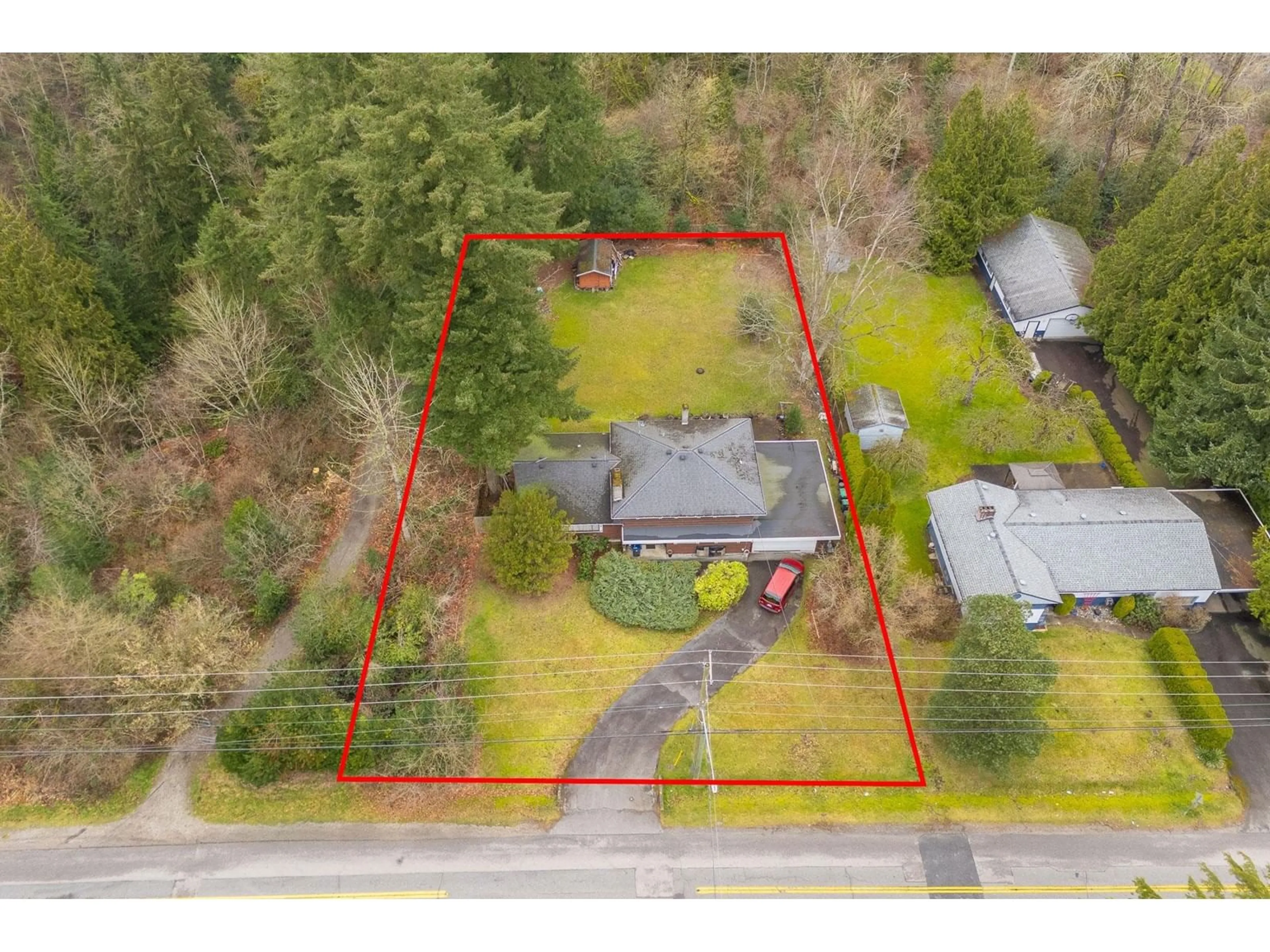 A pic from outside/outdoor area/front of a property/back of a property/a pic from drone, street for 14457 110 AVENUE, Surrey British Columbia V3R2A4