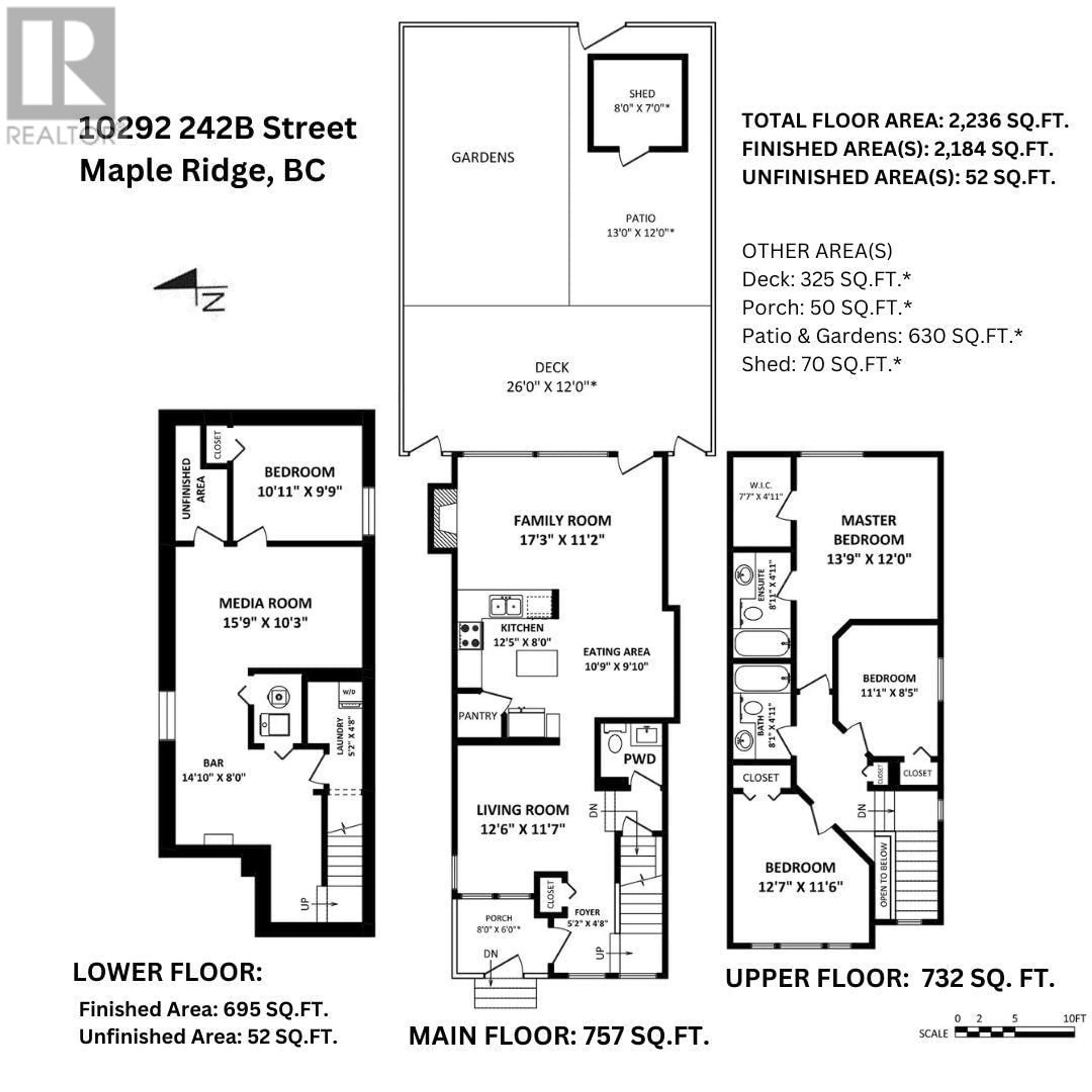 Floor plan for 10292 242B STREET, Maple Ridge British Columbia V2W1Y1