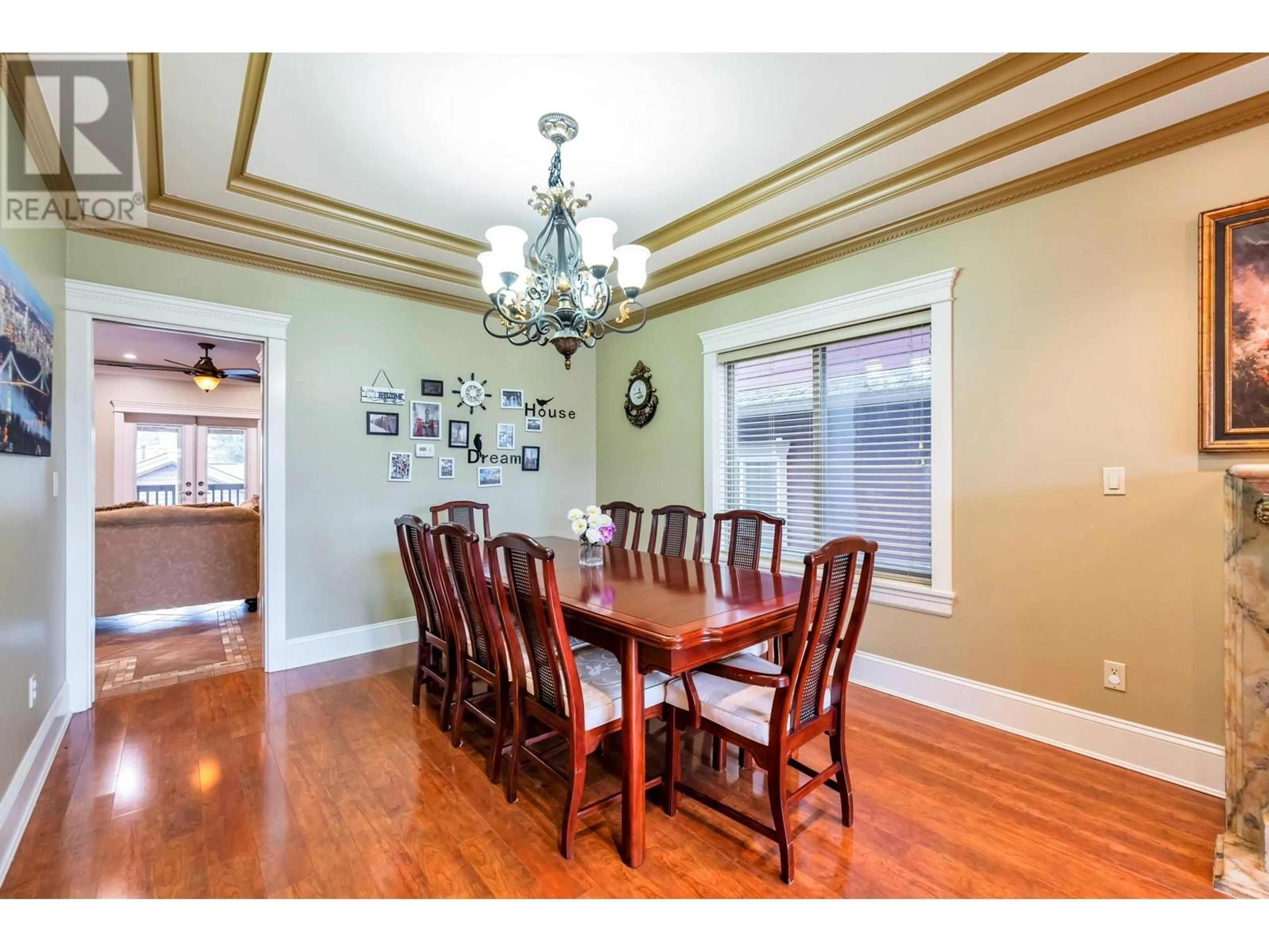 Dining room, wood/laminate floor for 7307 2ND STREET, Burnaby British Columbia V3N3P9