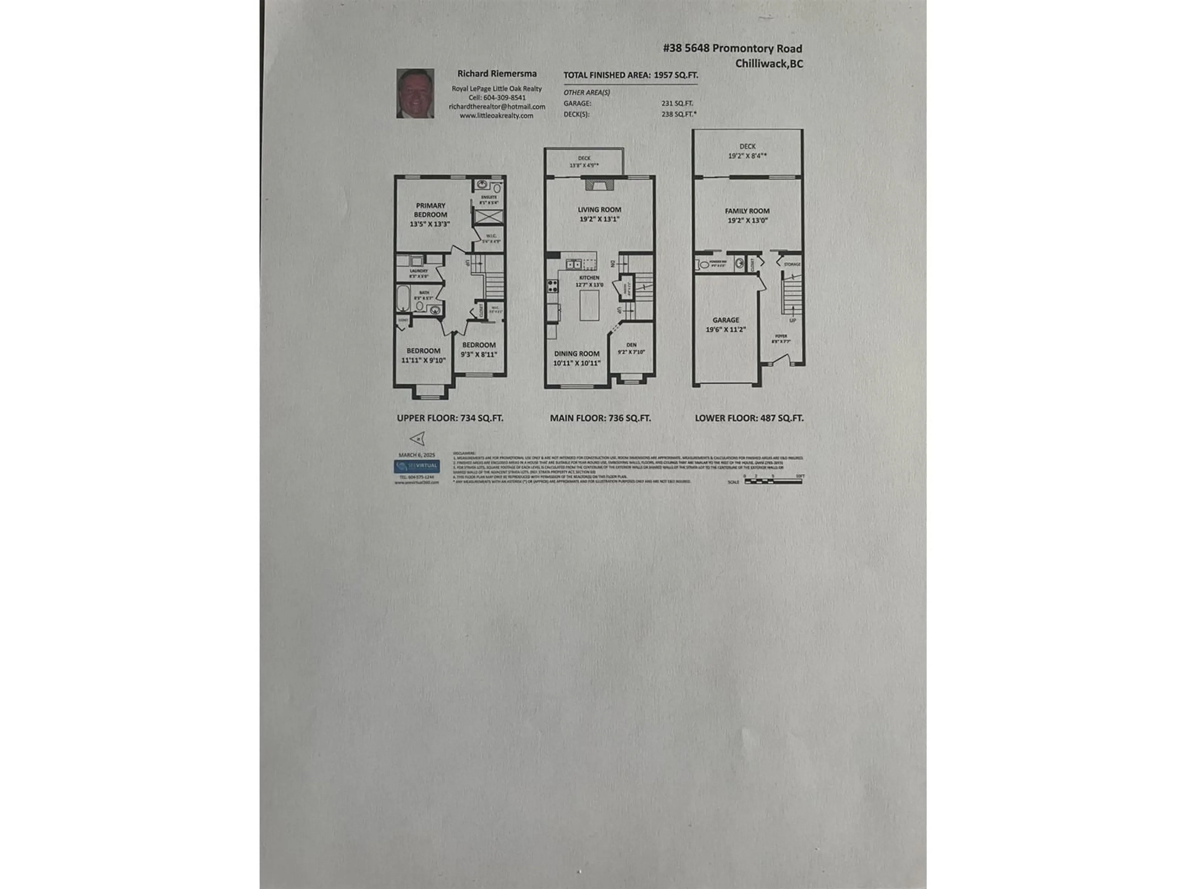 Floor plan for 38 5648 PROMONTORY ROAD|Promontory, Chilliwack British Columbia V2R0E5