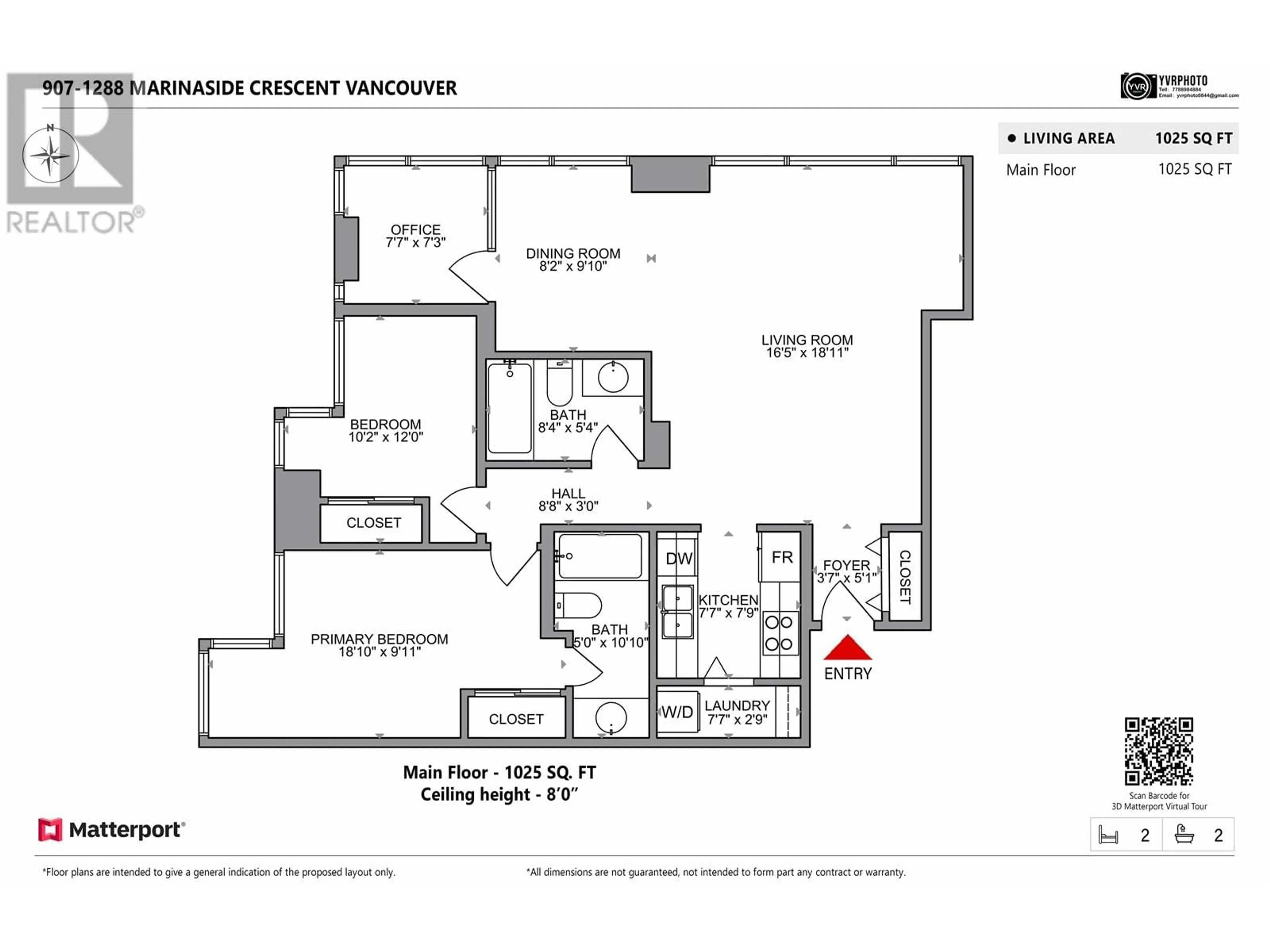 Floor plan for 907 - 1288 MARINASIDE CRESCENT, Vancouver British Columbia V6Z2W5