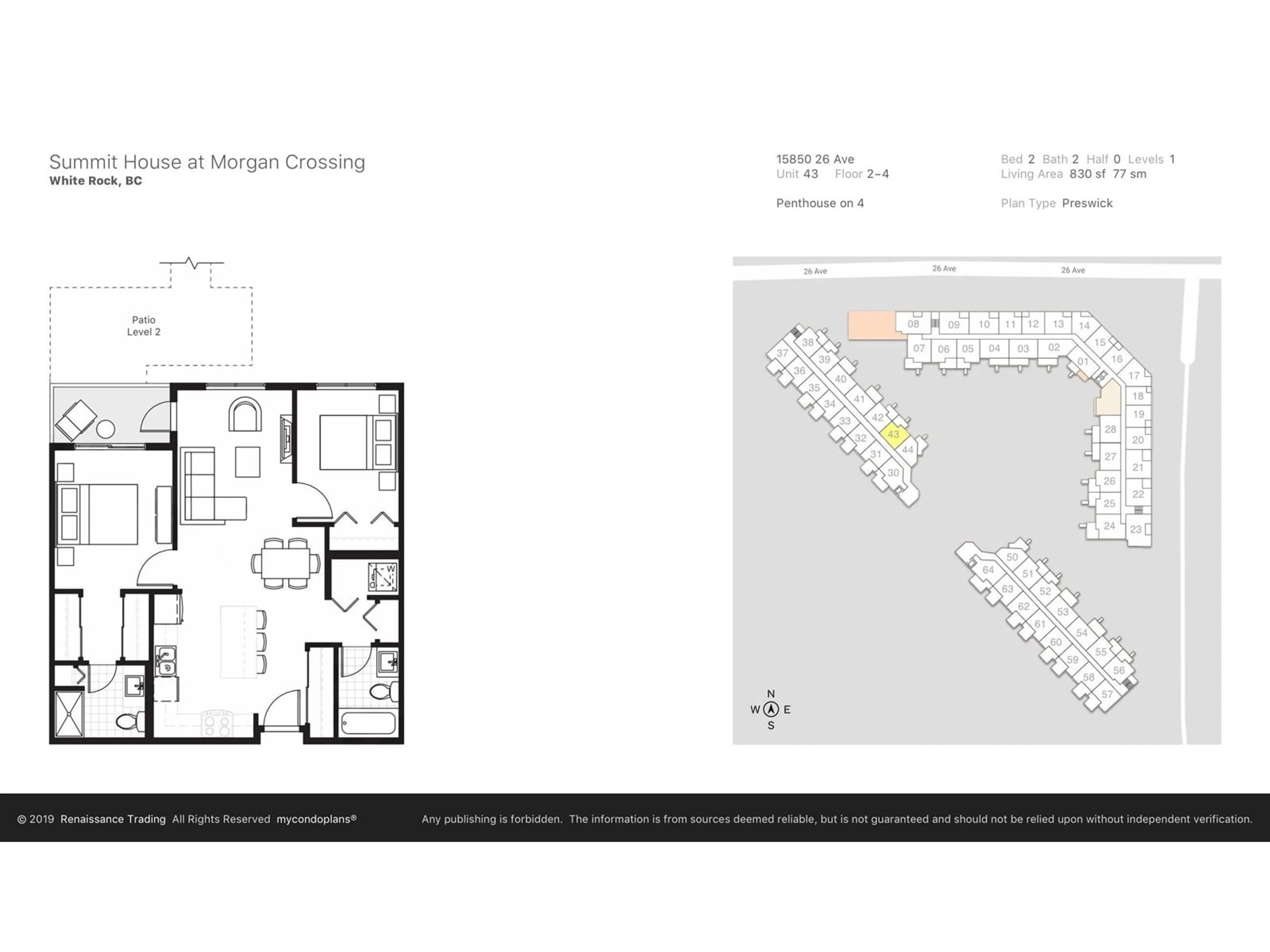 Floor plan for 243 15850 26TH AVENUE, Surrey British Columbia V3Z2N6