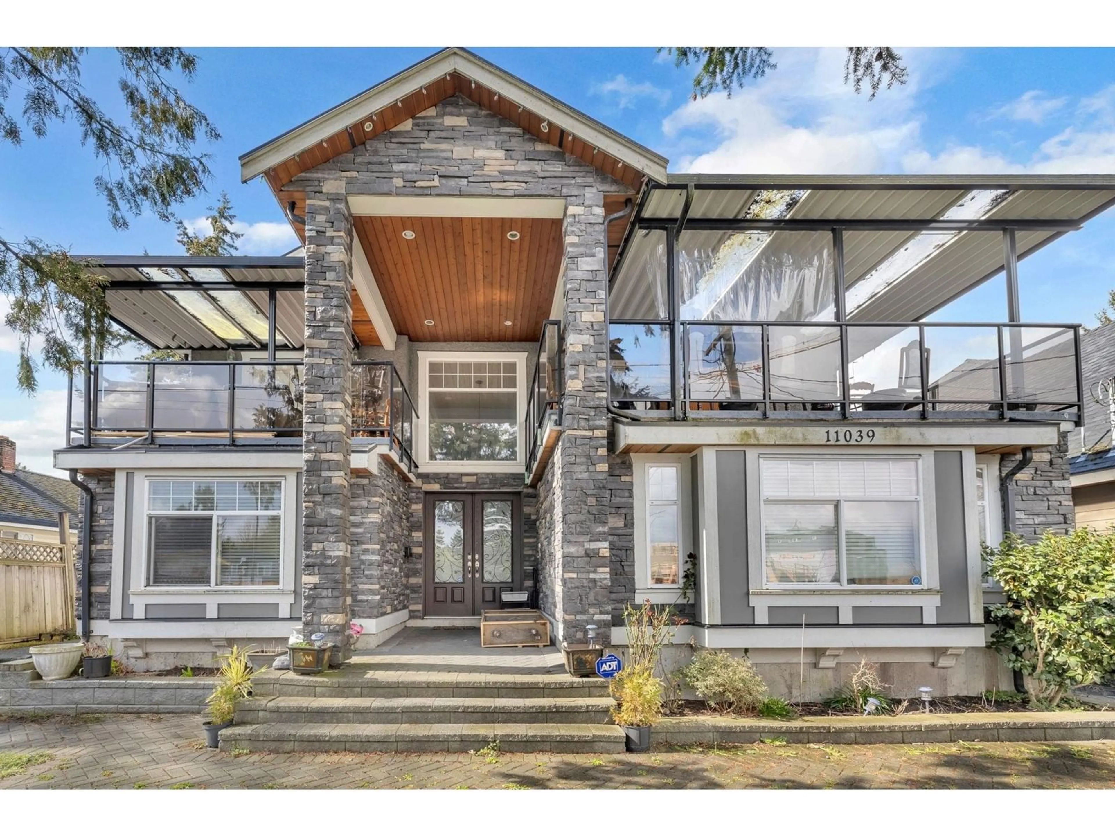 Home with brick exterior material, unknown for 11039 132, Surrey British Columbia V3T3X1