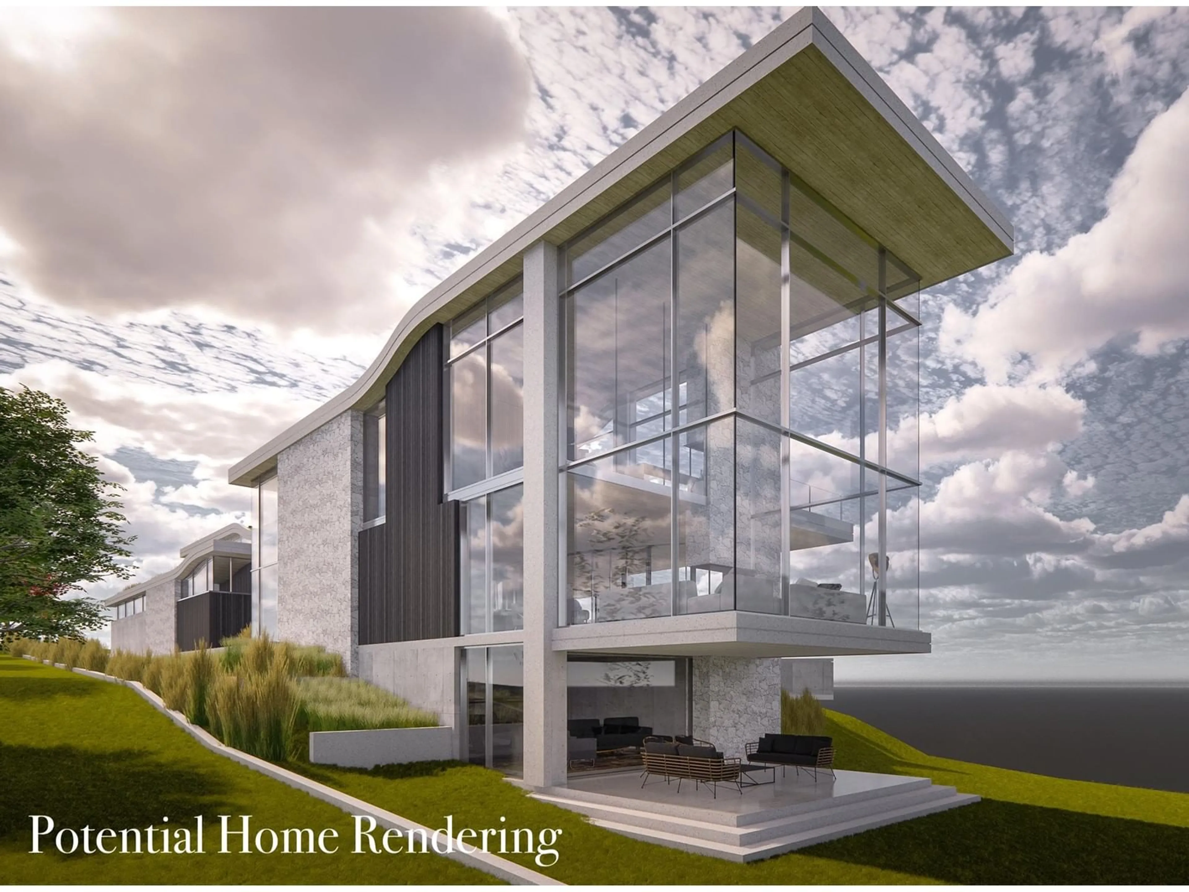A pic from outside/outdoor area/front of a property/back of a property/a pic from drone, water/lake/river/ocean view for 13021 CRESCENT, Surrey British Columbia V4P1J6
