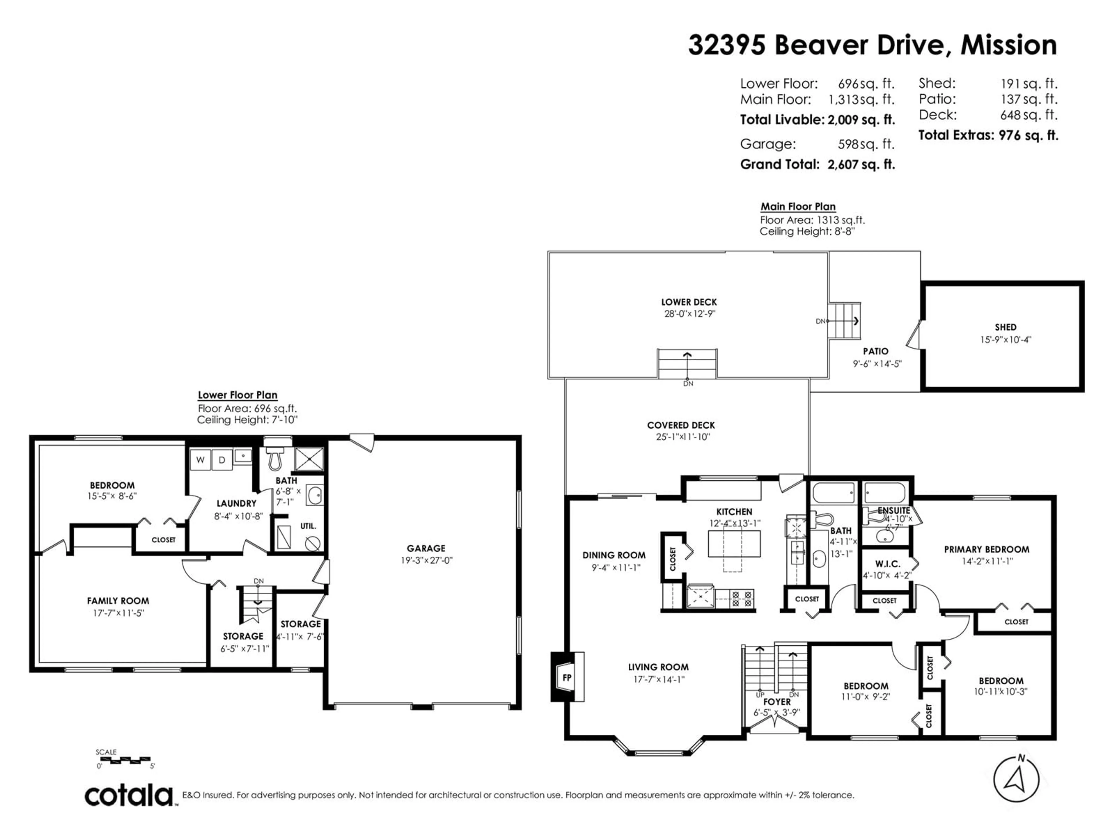 Floor plan for 32395 BEAVER DRIVE, Mission British Columbia V2V5R3