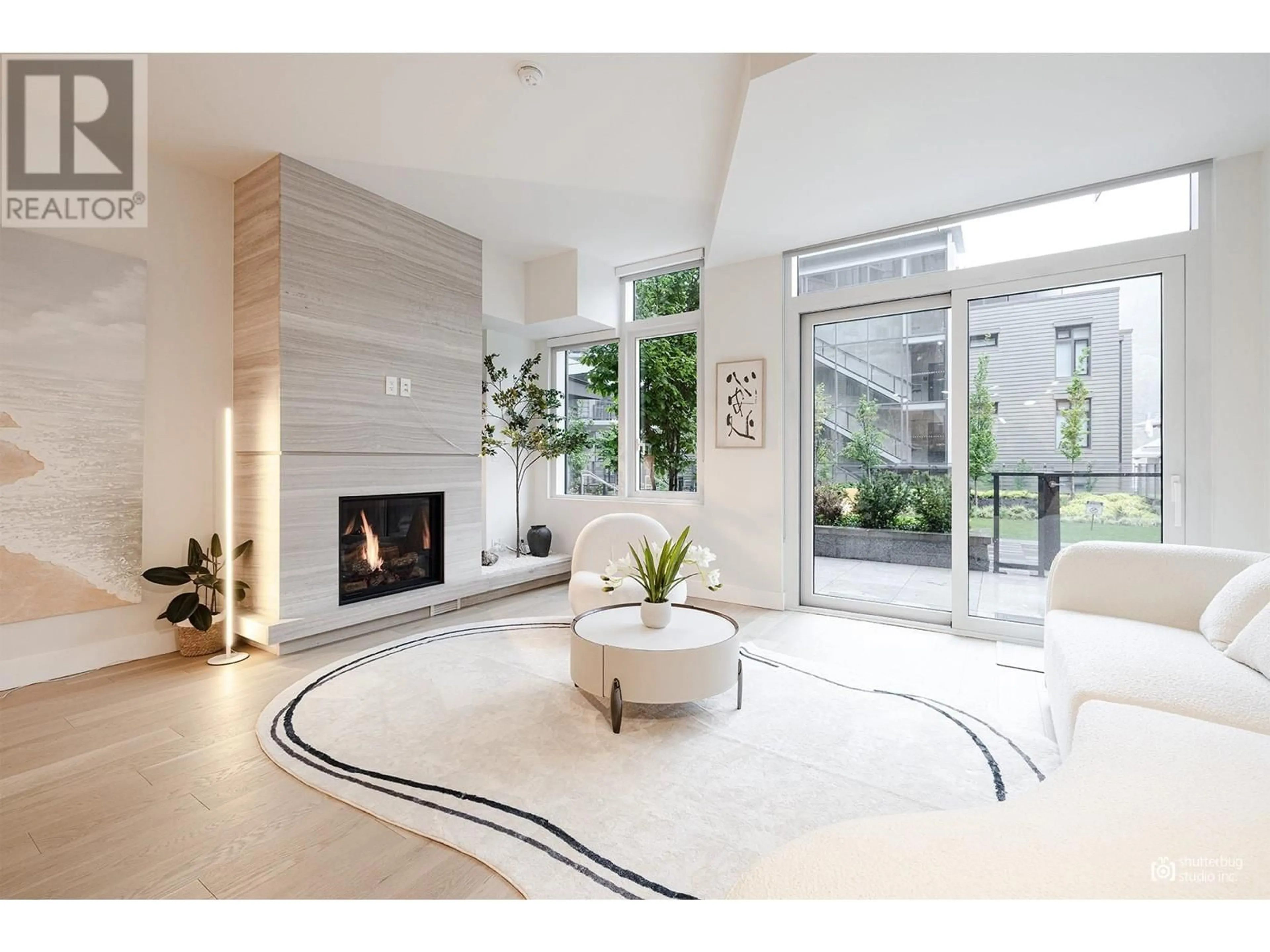 Living room with furniture, unknown for 104 - 6687 NELSON AVENUE, Vancouver British Columbia V7W2B2