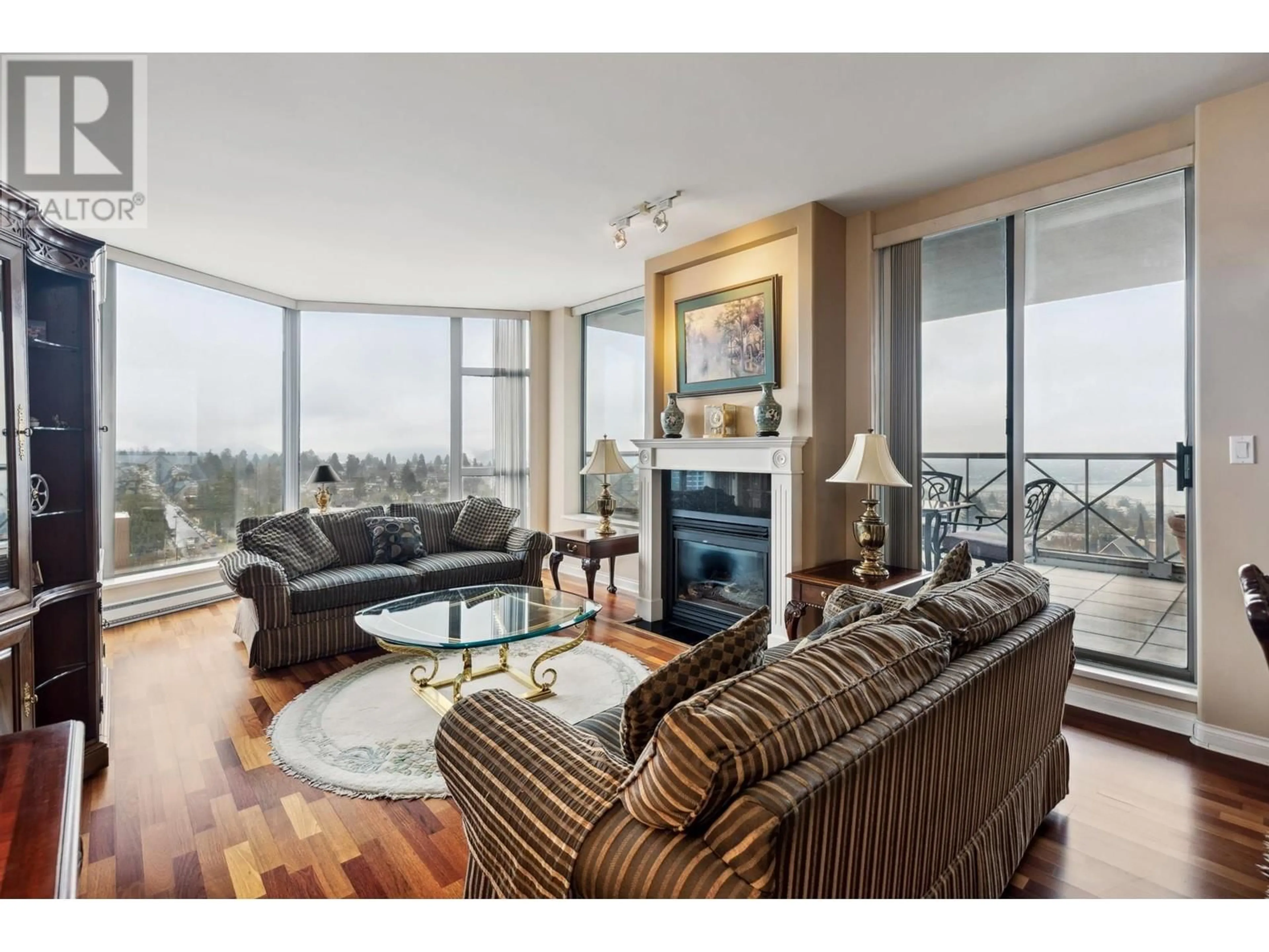 Living room with furniture, wood/laminate floor for 1603 160 E 13TH STREET, North Vancouver British Columbia V7L2L5