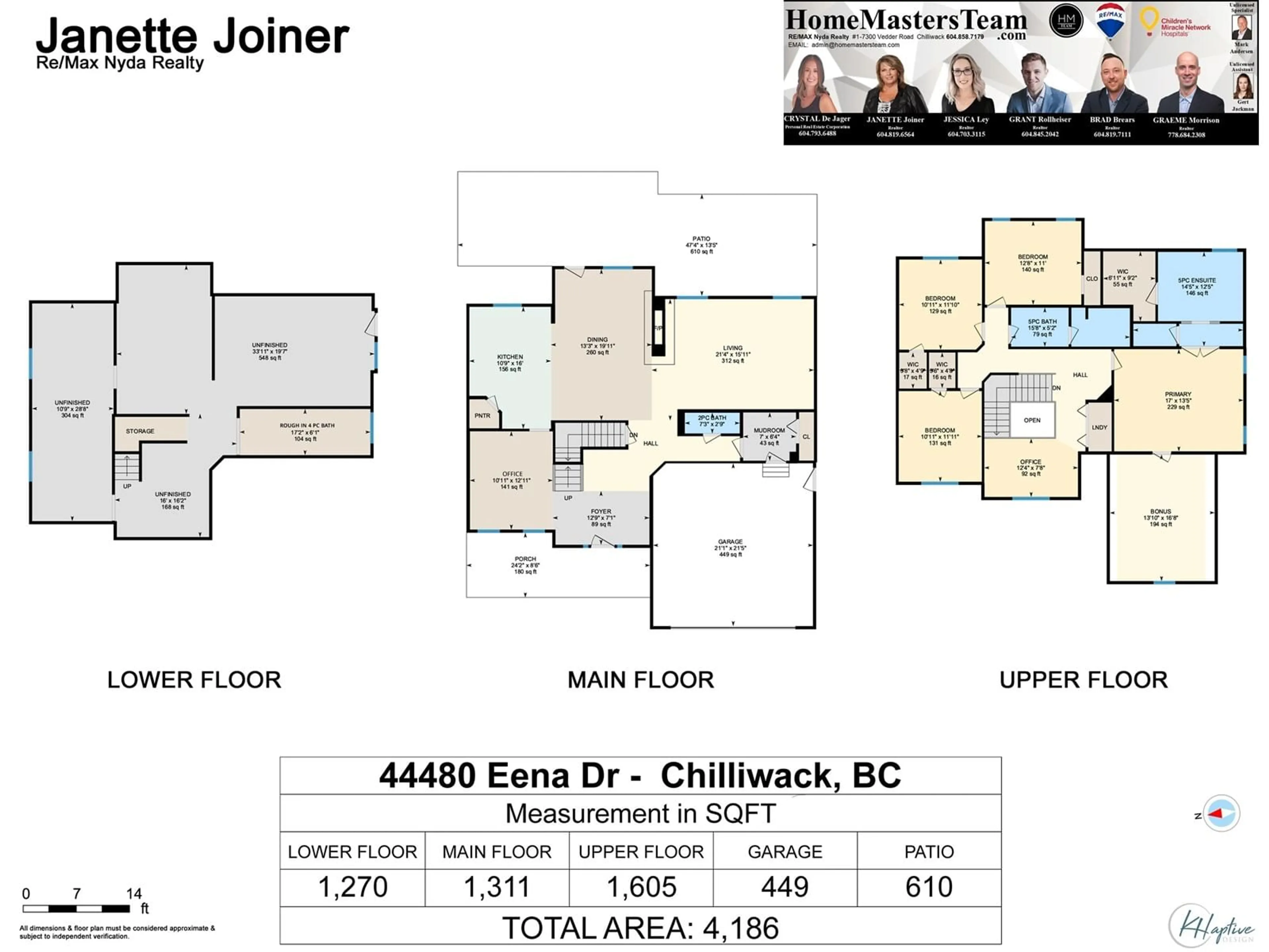 Floor plan for 44480 EENA DRIVE|Sardis South, Chilliwack British Columbia V2R5N5