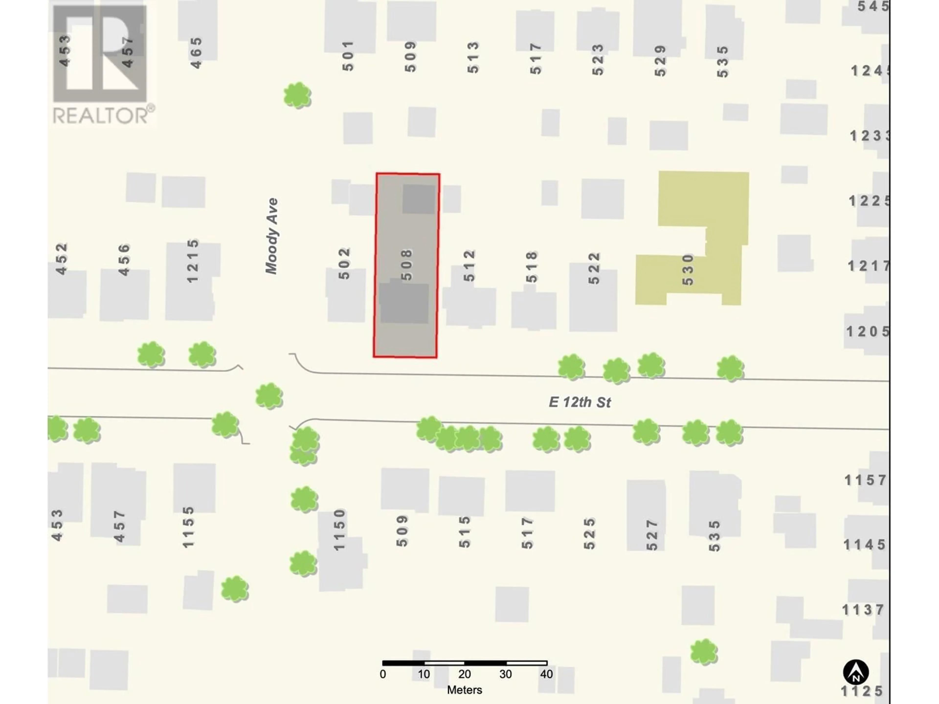 Picture of a map for 508 12TH STREET, North Vancouver British Columbia V7L2K4