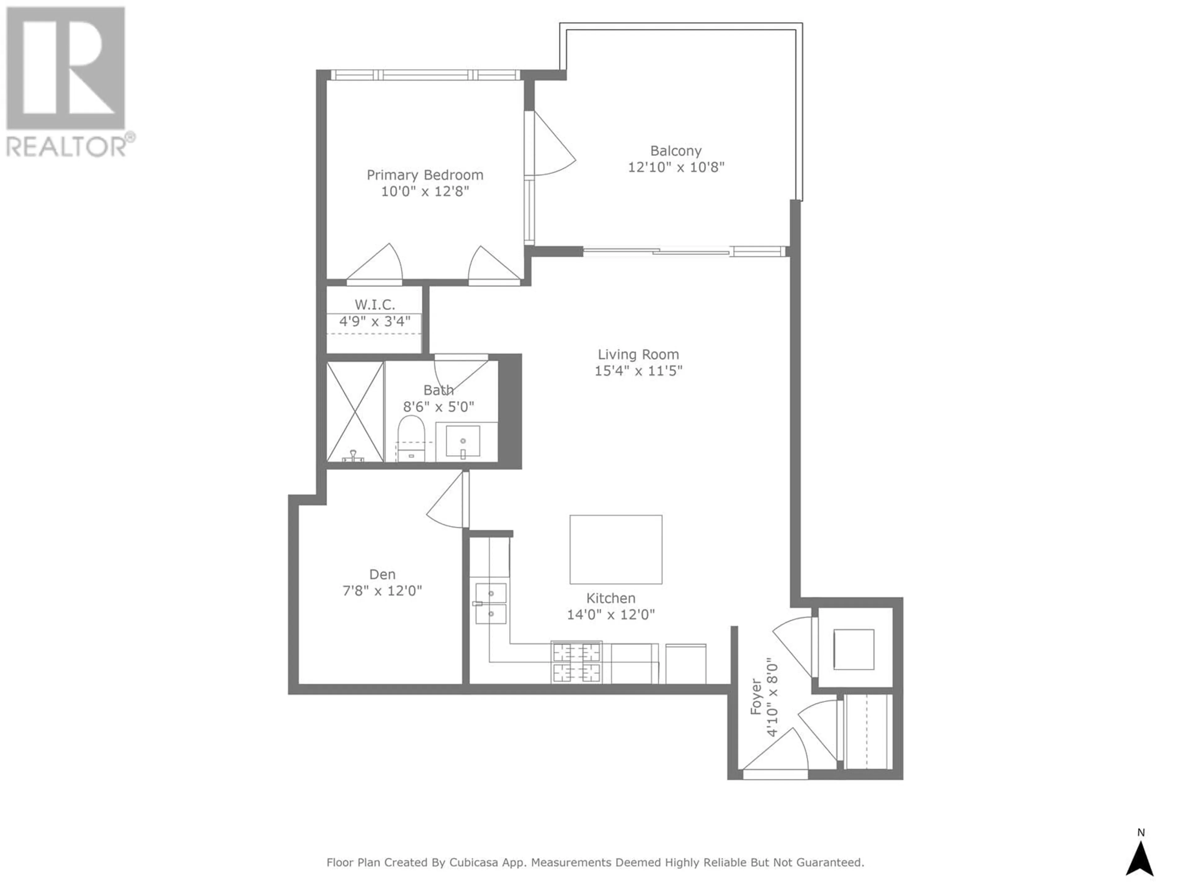 Floor plan for 3701 3080 LINCOLN AVENUE, Coquitlam British Columbia V3B0L9