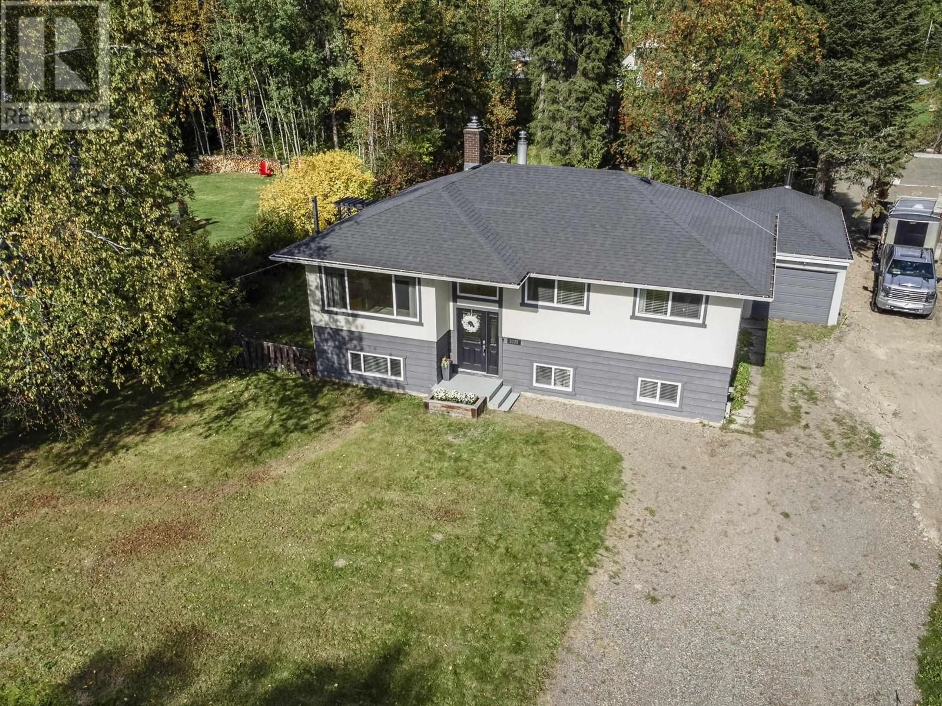 A pic from outside/outdoor area/front of a property/back of a property/a pic from drone, unknown for 8336 CANTLE DRIVE, Prince George British Columbia V2N6N3