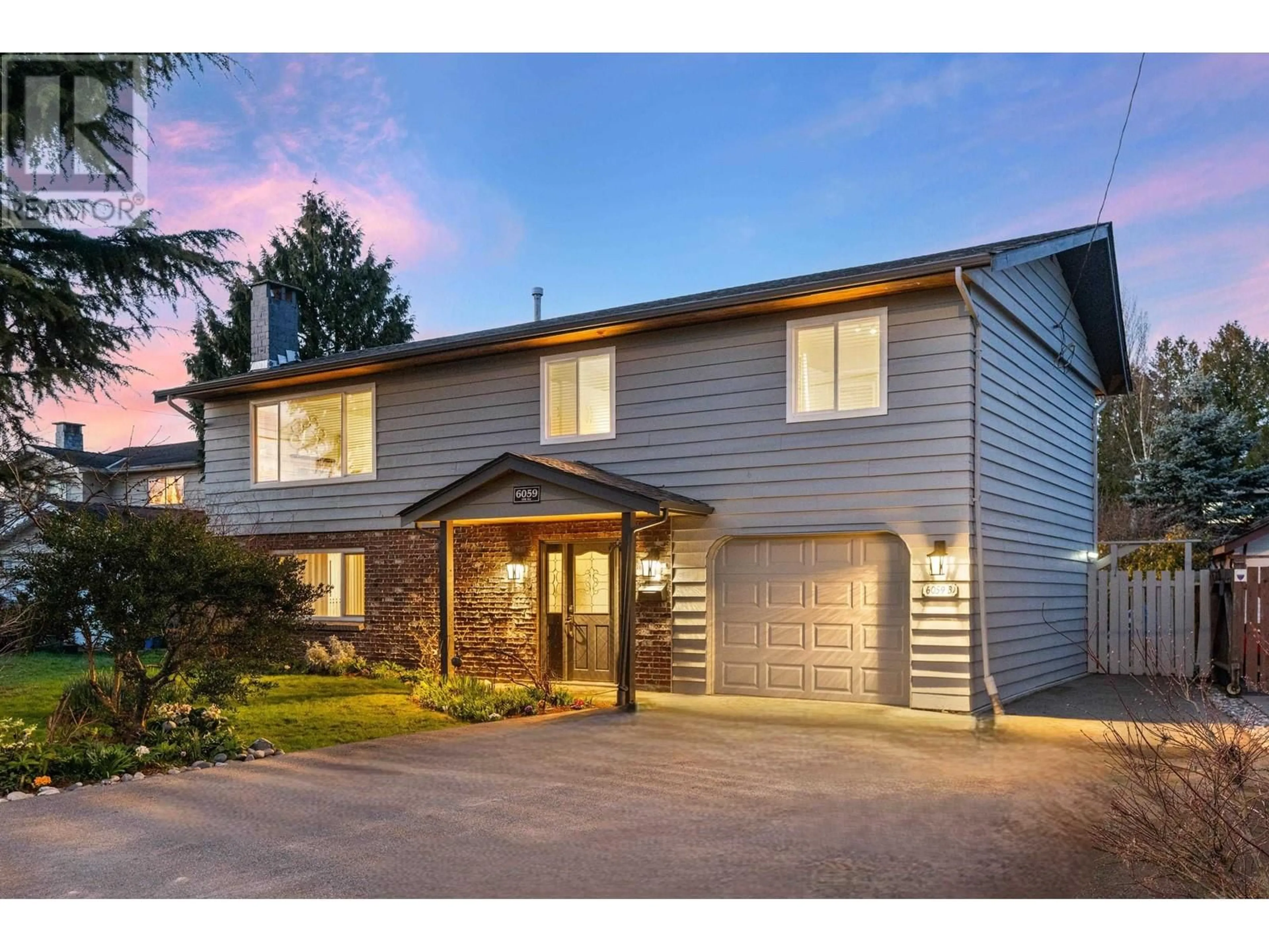 Home with vinyl exterior material, street for 6059 49B AVENUE, Delta British Columbia V4K1Z9