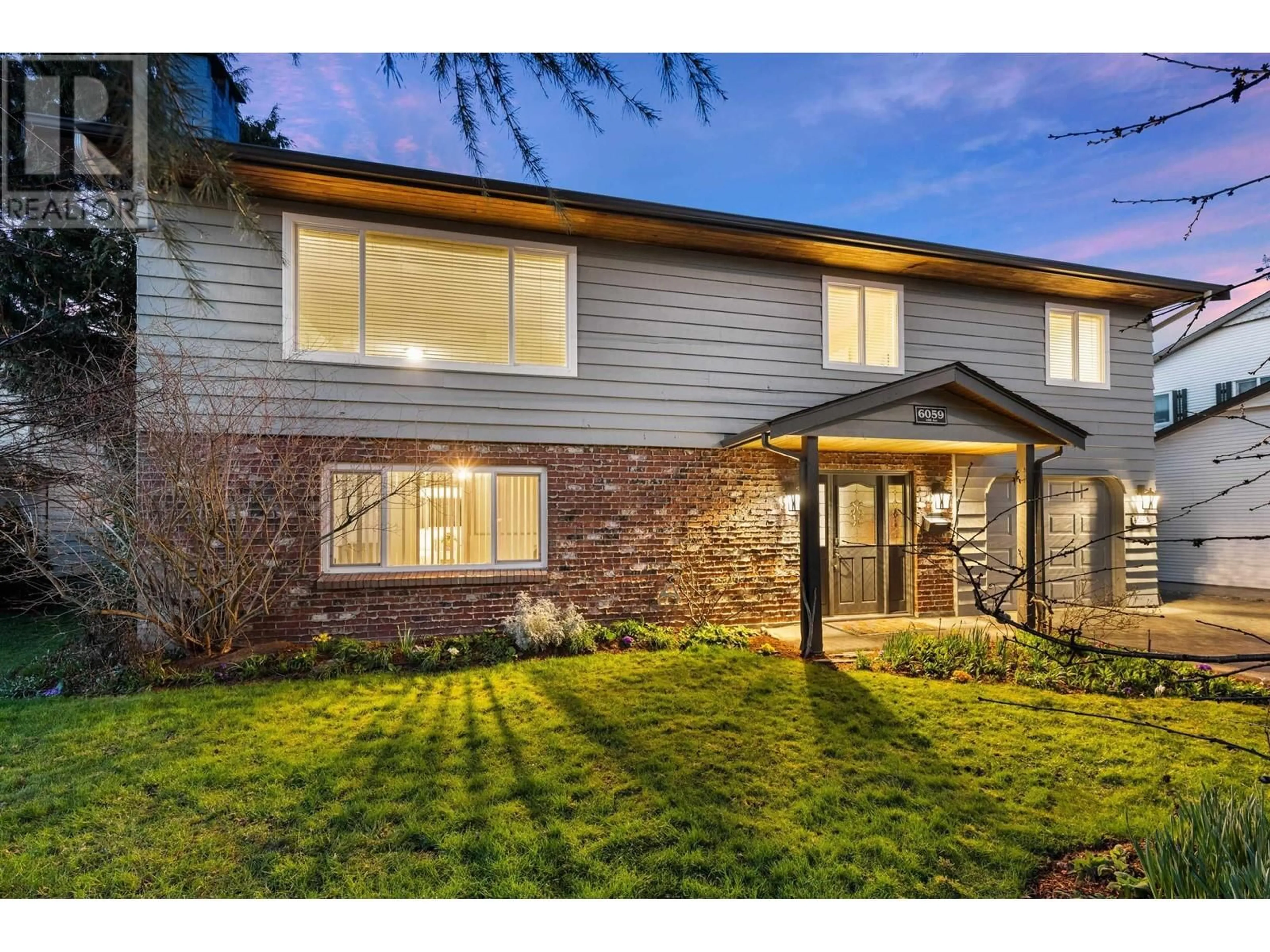 Home with brick exterior material, street for 6059 49B AVENUE, Delta British Columbia V4K1Z9