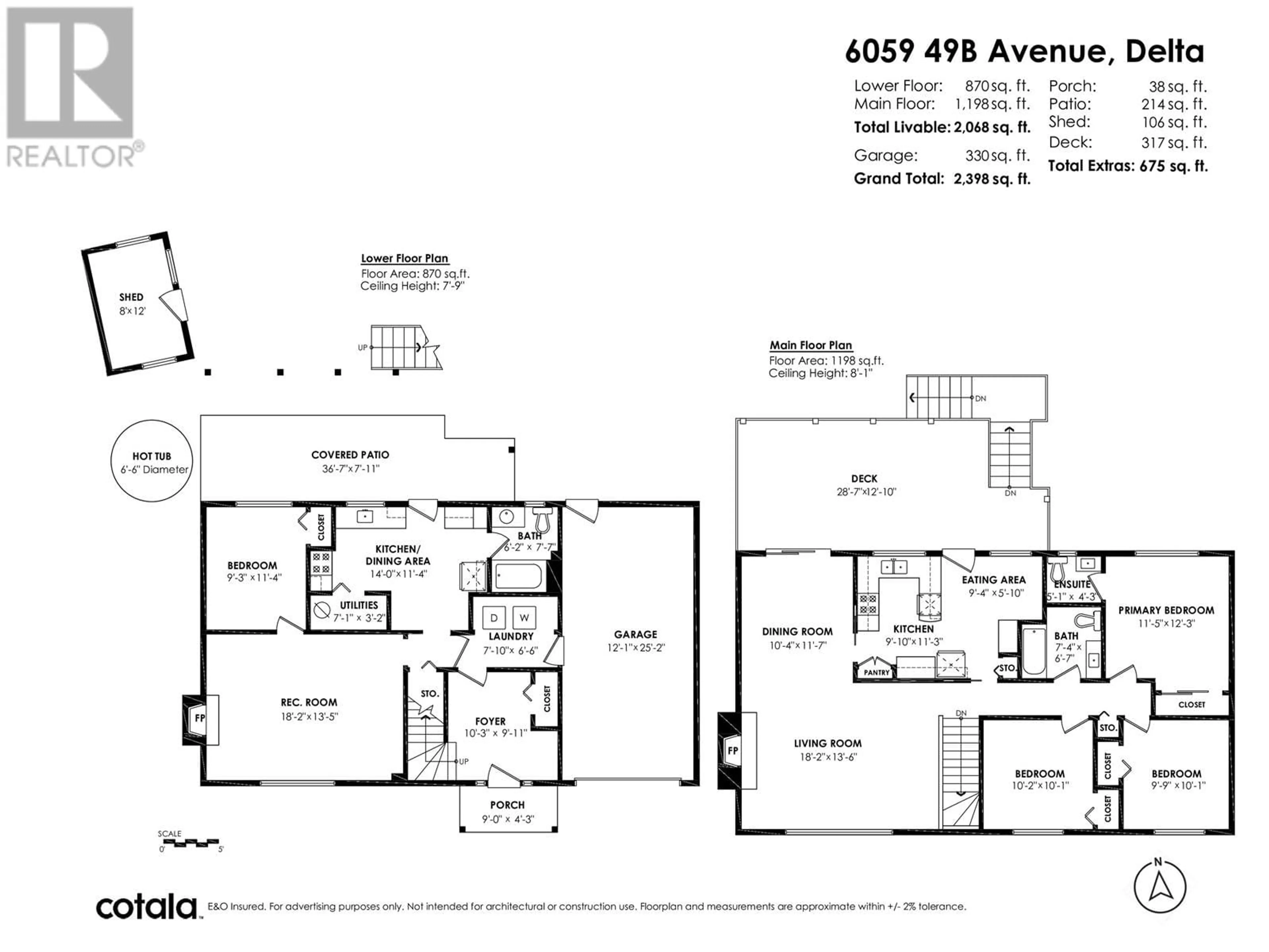 Floor plan for 6059 49B AVENUE, Delta British Columbia V4K1Z9