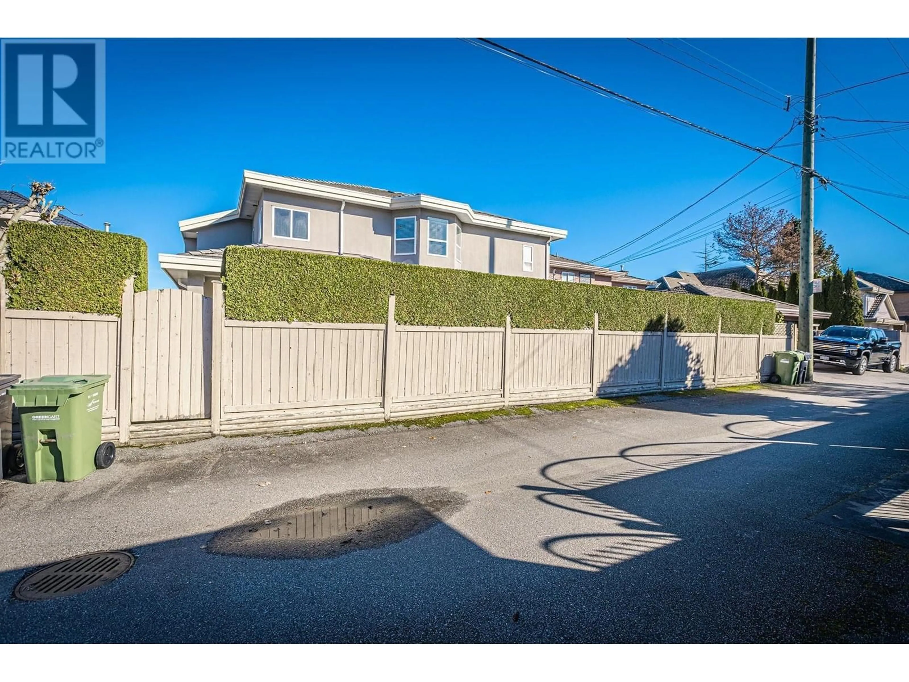 A pic from outside/outdoor area/front of a property/back of a property/a pic from drone, street for 7560 BROADMOOR BOULEVARD, Richmond British Columbia V7A1A7