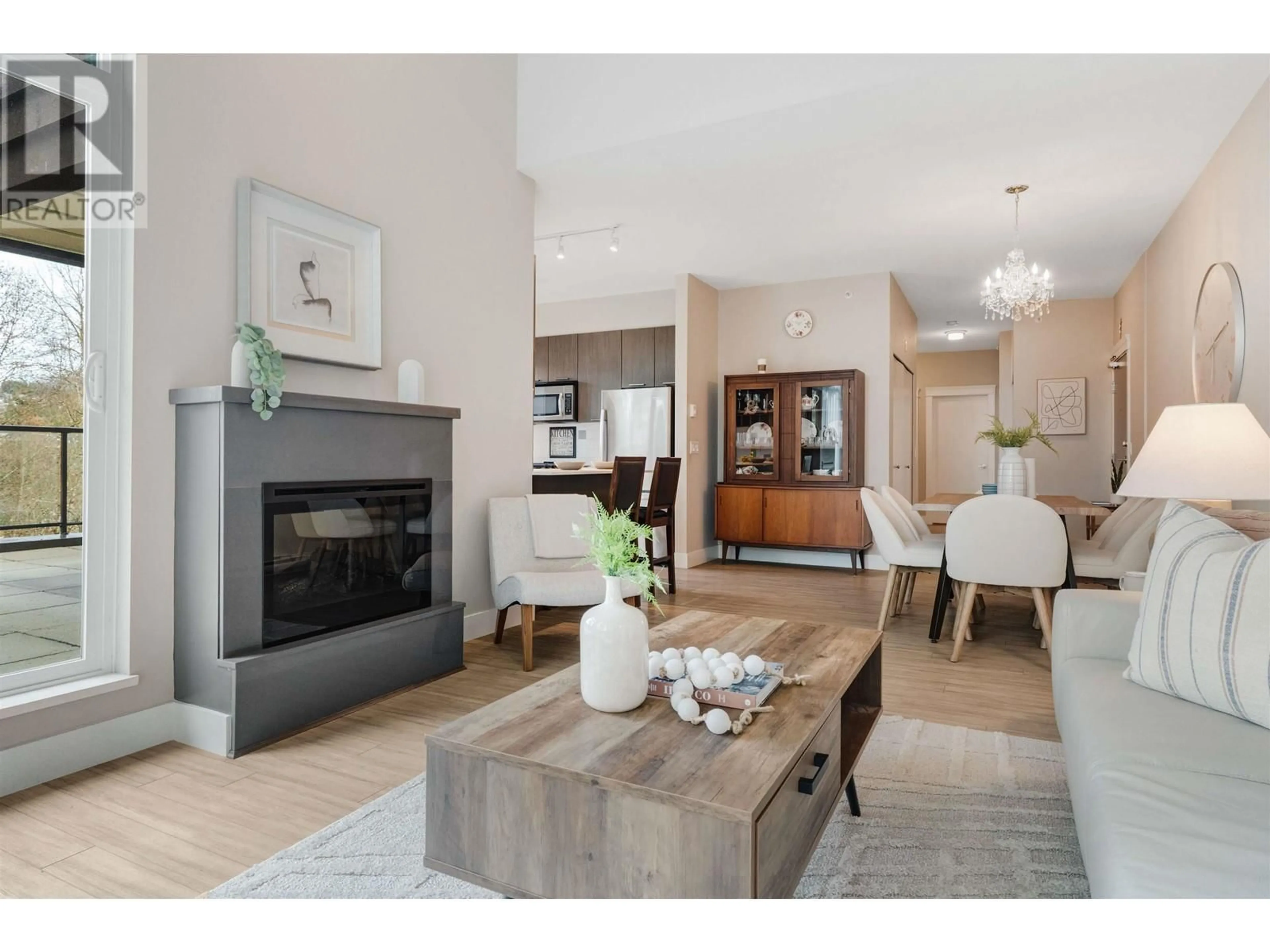 Living room with furniture, unknown for 405 - 1188 JOHNSON STREET, Coquitlam British Columbia V3B4T2