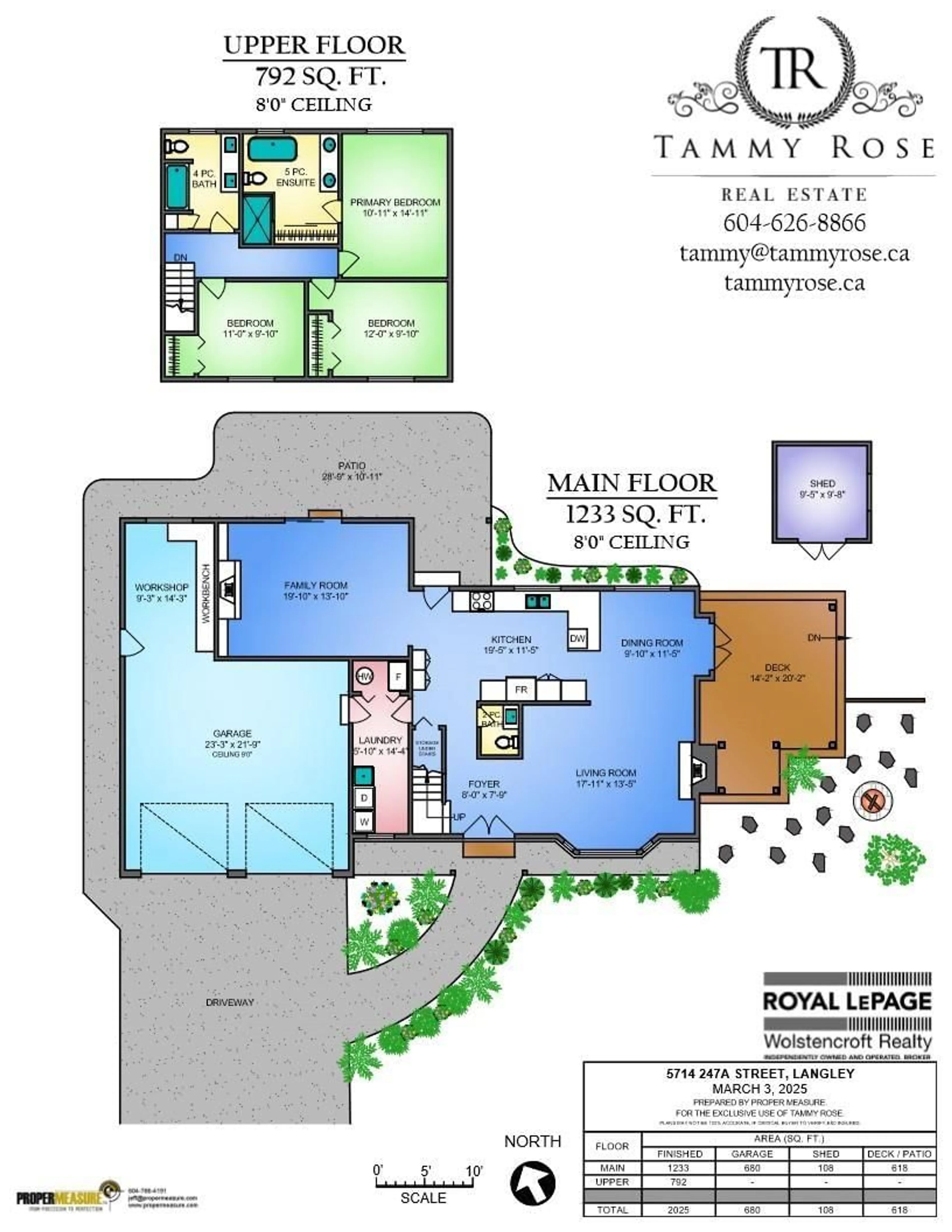 Floor plan for 5714 247A, Langley British Columbia V2Z1H2