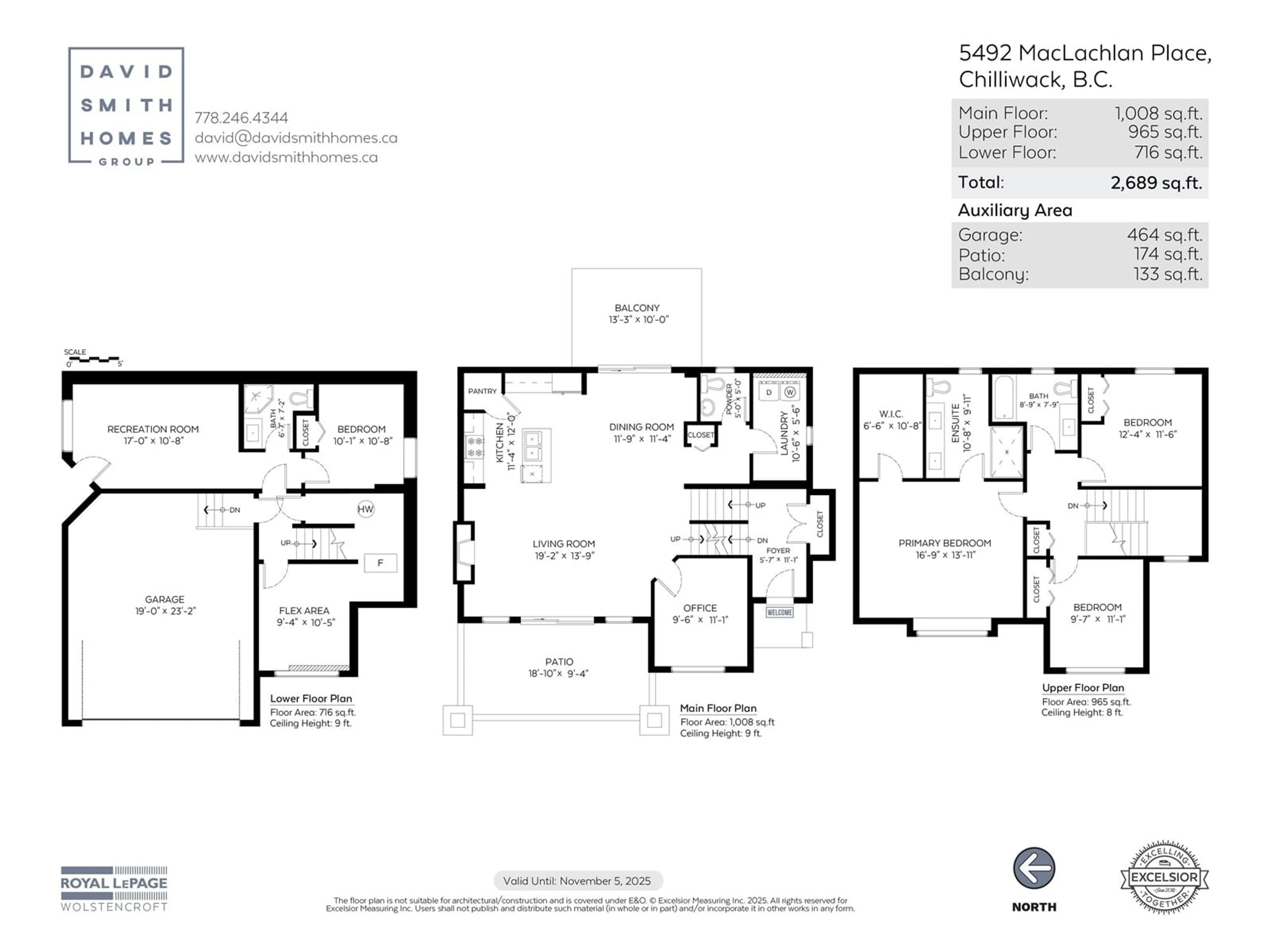 Floor plan for 5492 MACLACHLAN PLACE|Promontory, Chilliwack British Columbia V2R0P3