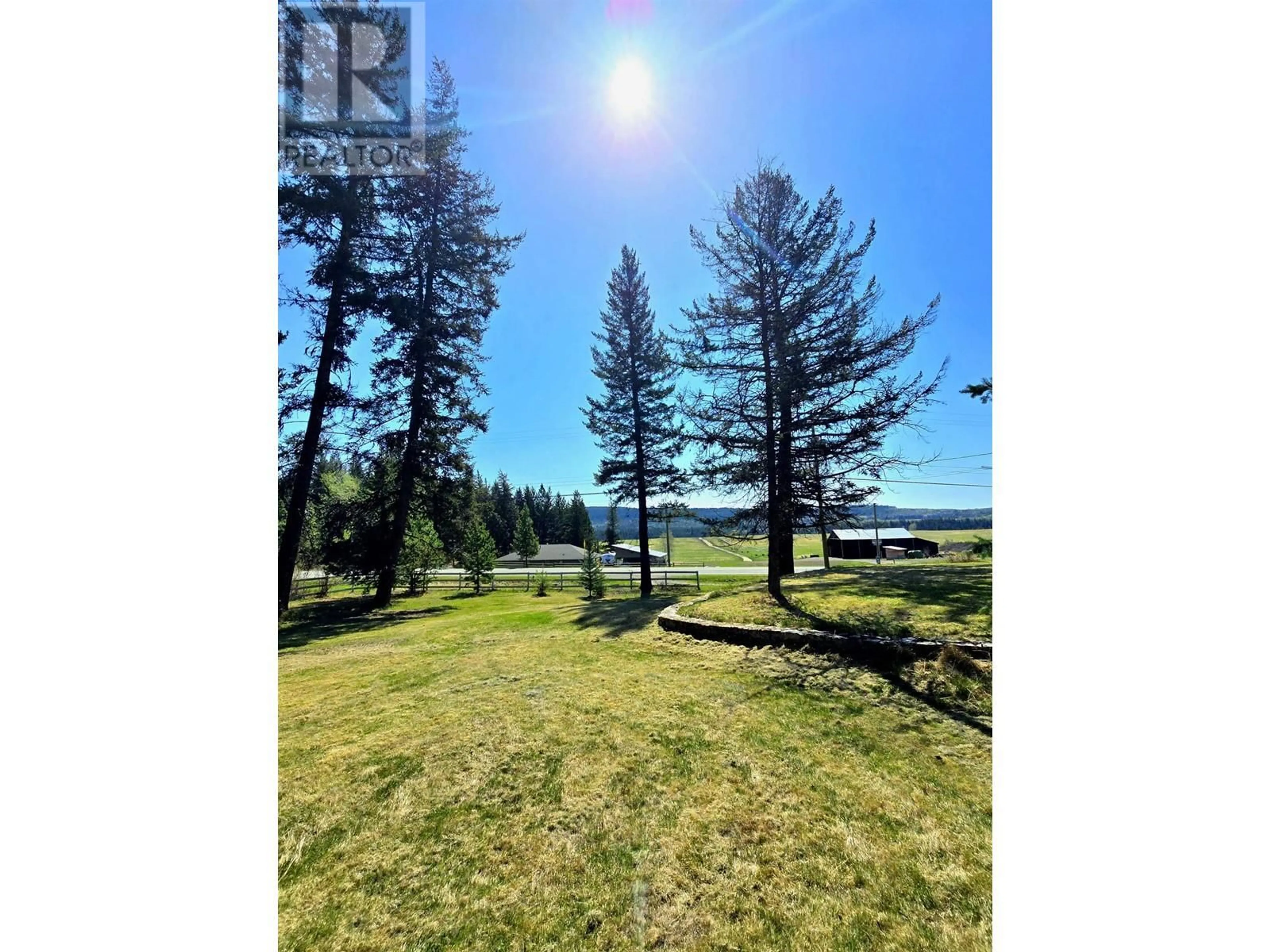 A pic from outside/outdoor area/front of a property/back of a property/a pic from drone, water/lake/river/ocean view for 4586 CANIM-HENDRIX LAKE ROAD, 100 Mile House British Columbia V0K1M0