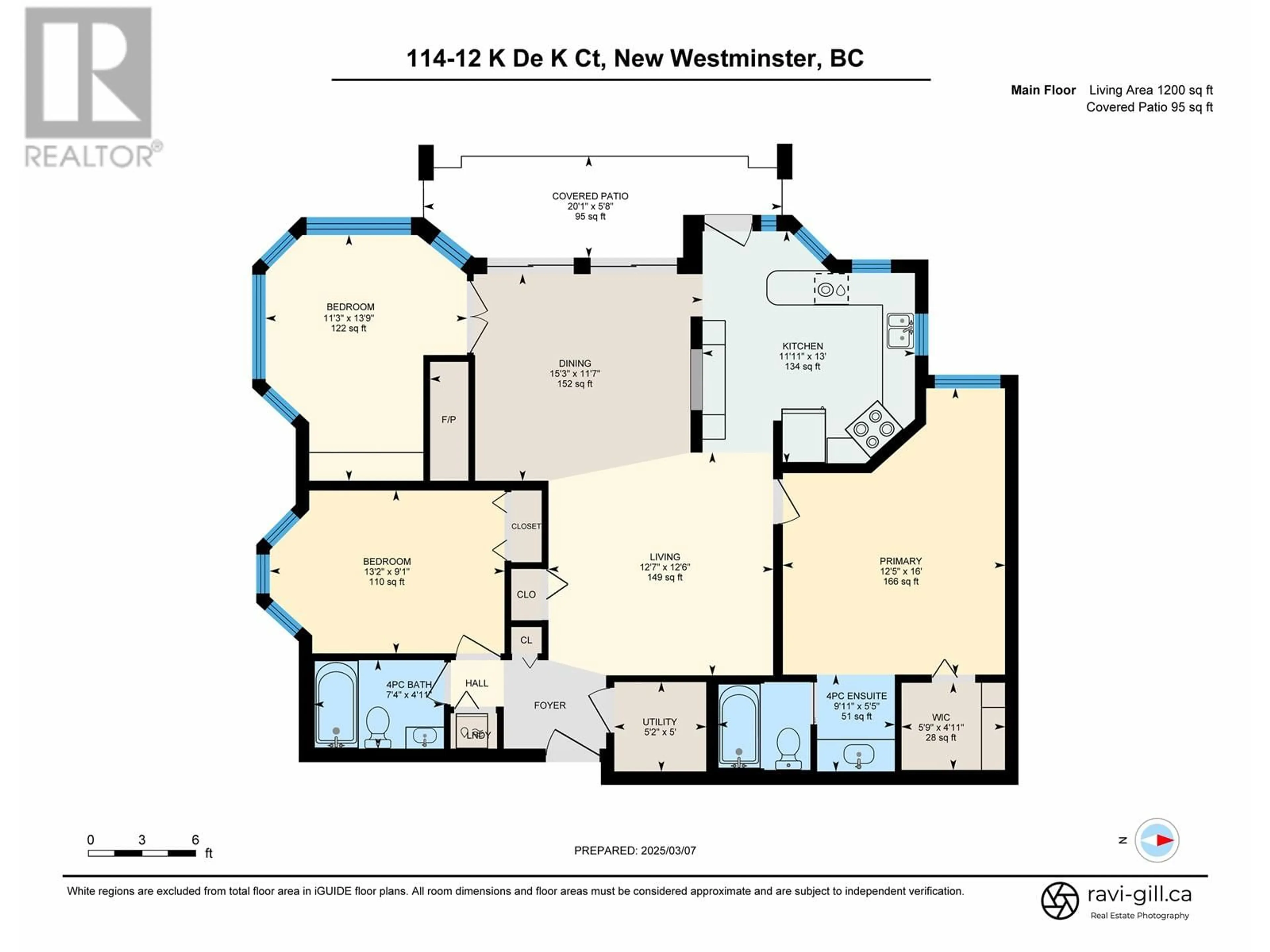 Floor plan for 114 - 12 K DE K COURT, New Westminster British Columbia V3M6C5