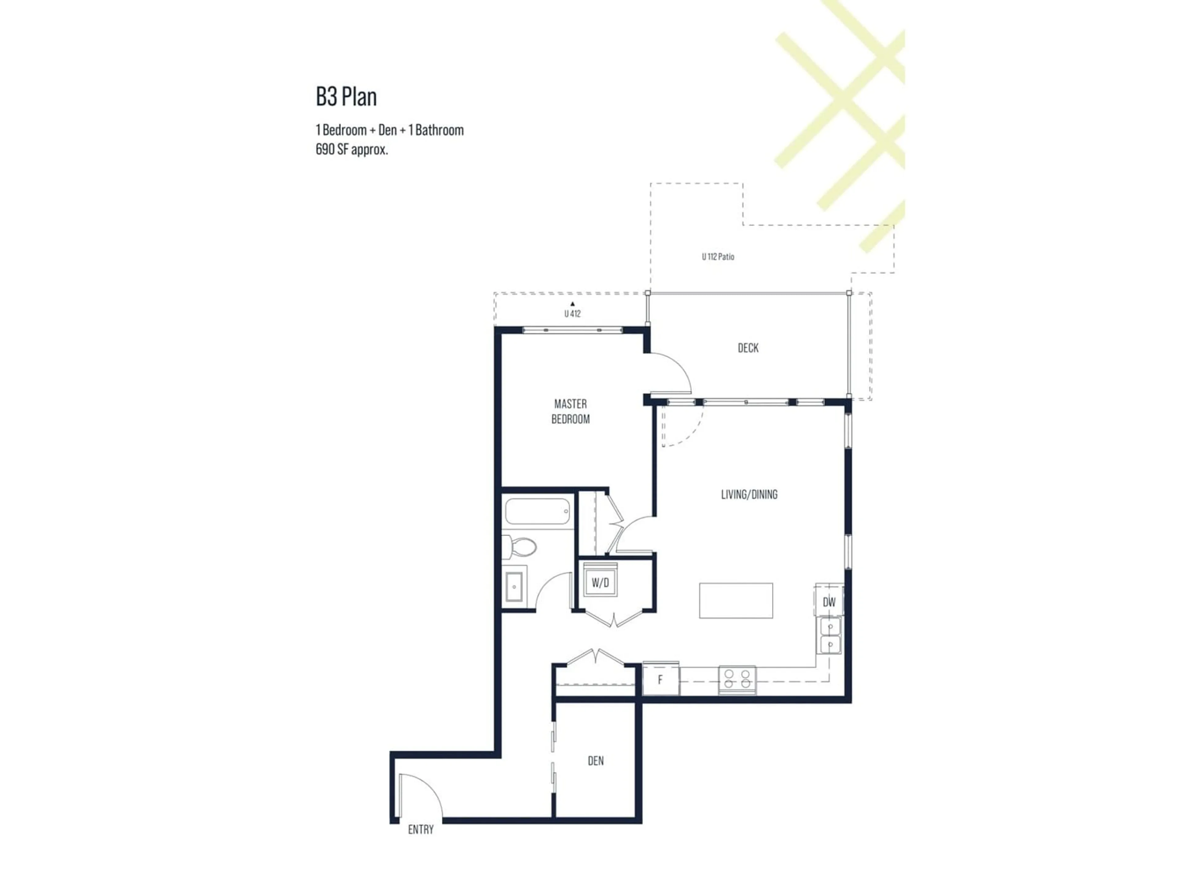 Floor plan for 212 10778 138 STREET, Surrey British Columbia V3T0S5