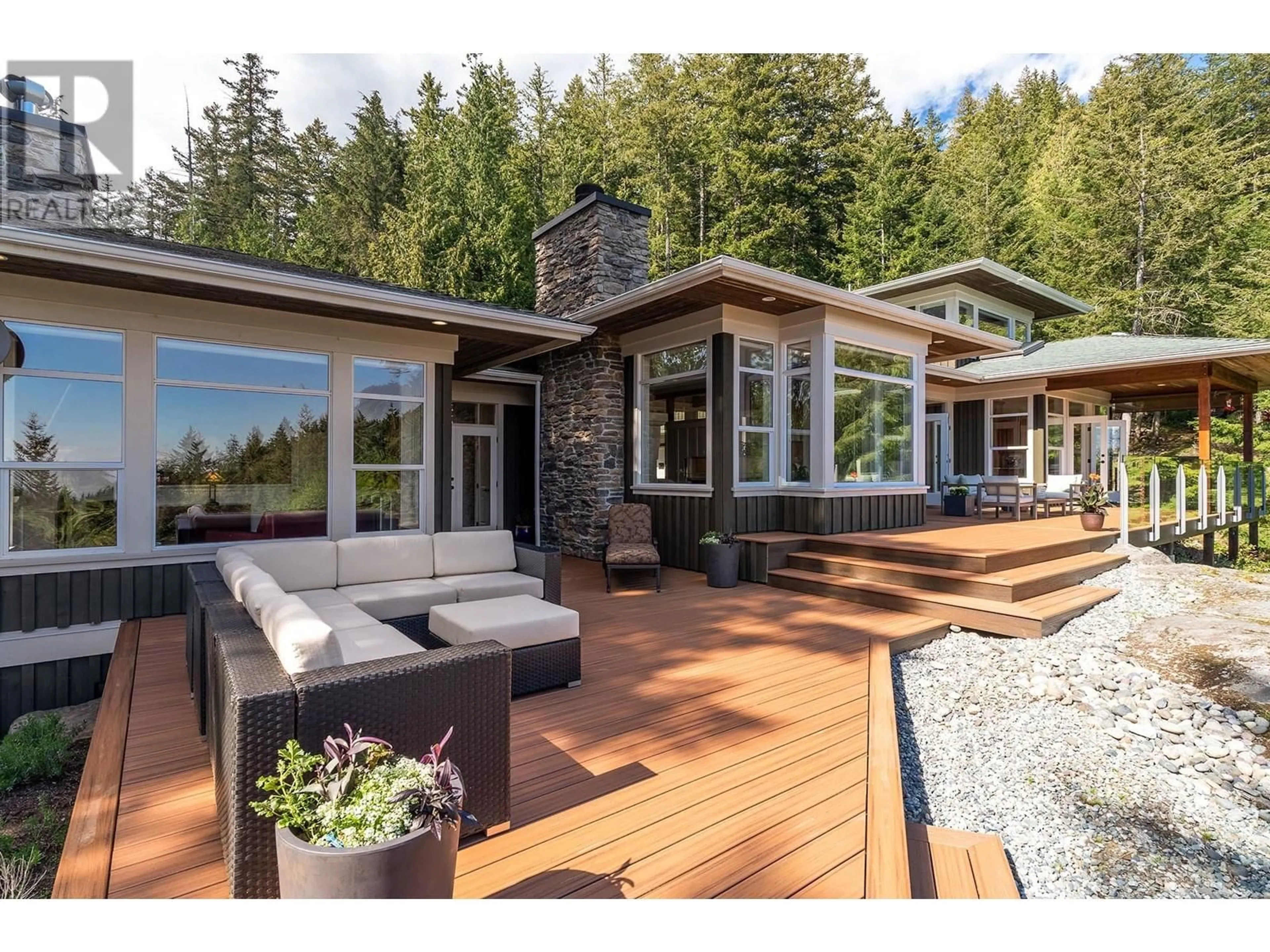 Home with vinyl exterior material, mountain view for 361 FOREST RIDGE ROAD, Bowen Island British Columbia V0N1G2