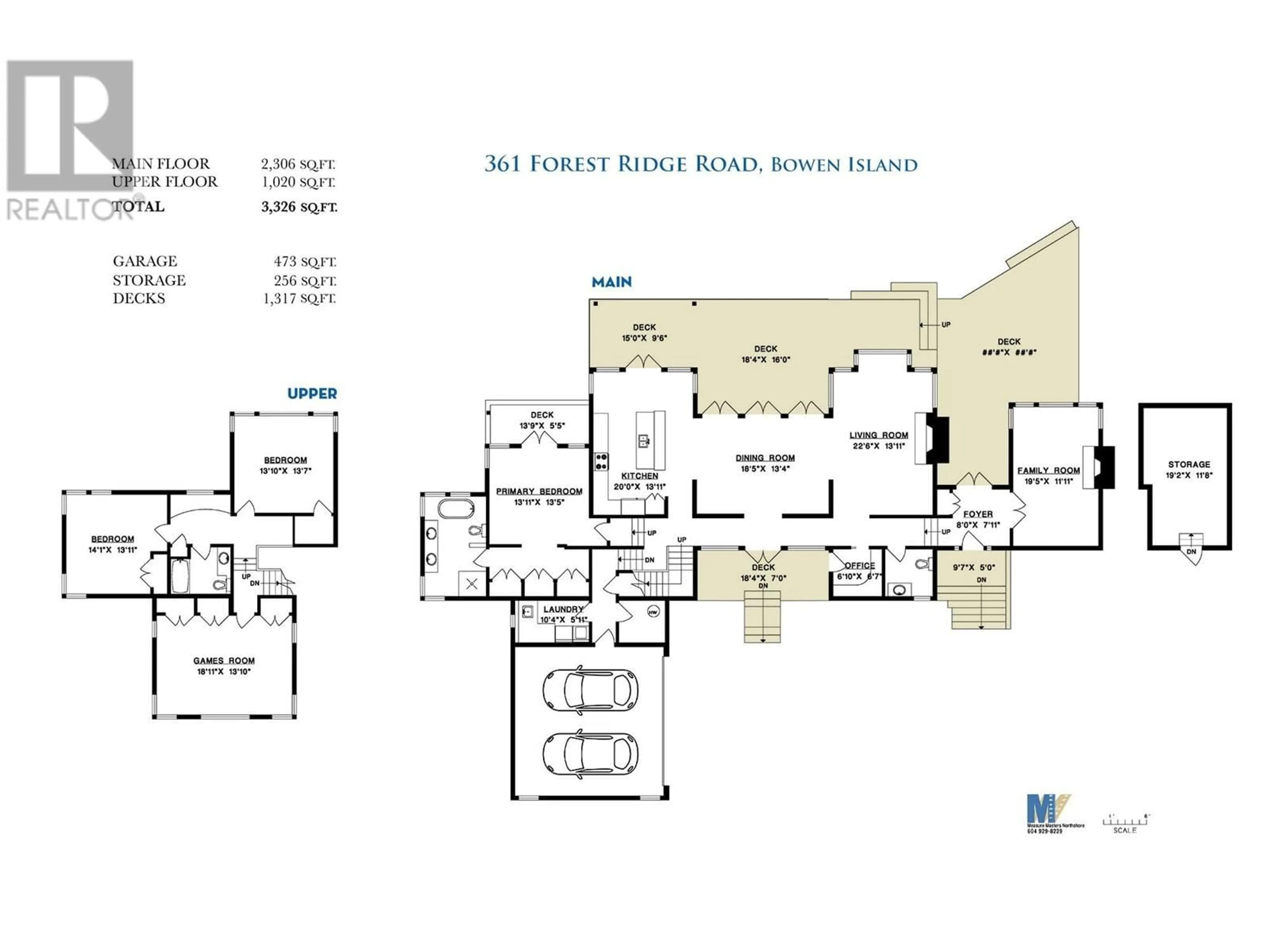 Floor plan for 361 FOREST RIDGE ROAD, Bowen Island British Columbia V0N1G2