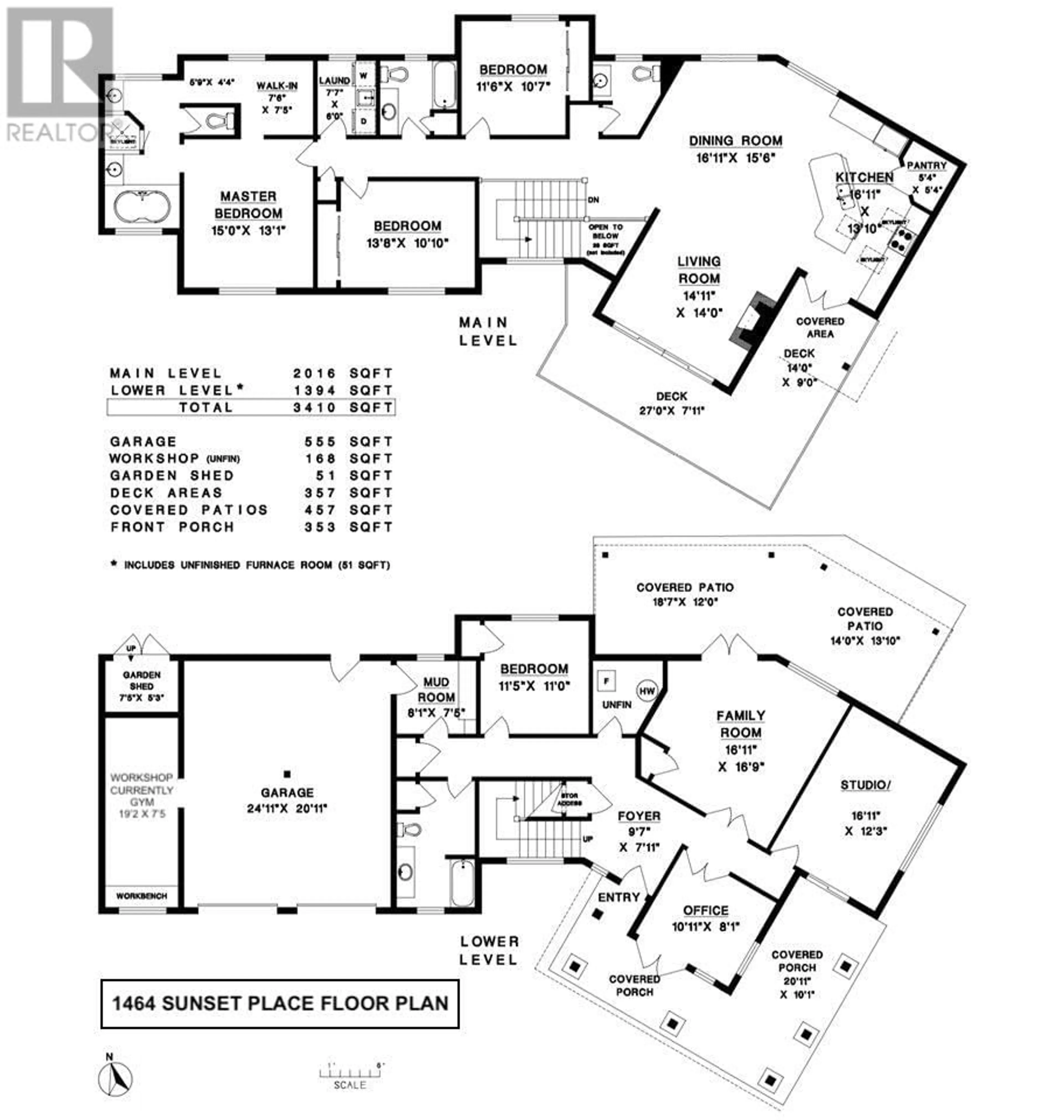 Floor plan for 1464 SUNSET PLACE, Gibsons British Columbia V0N1V5