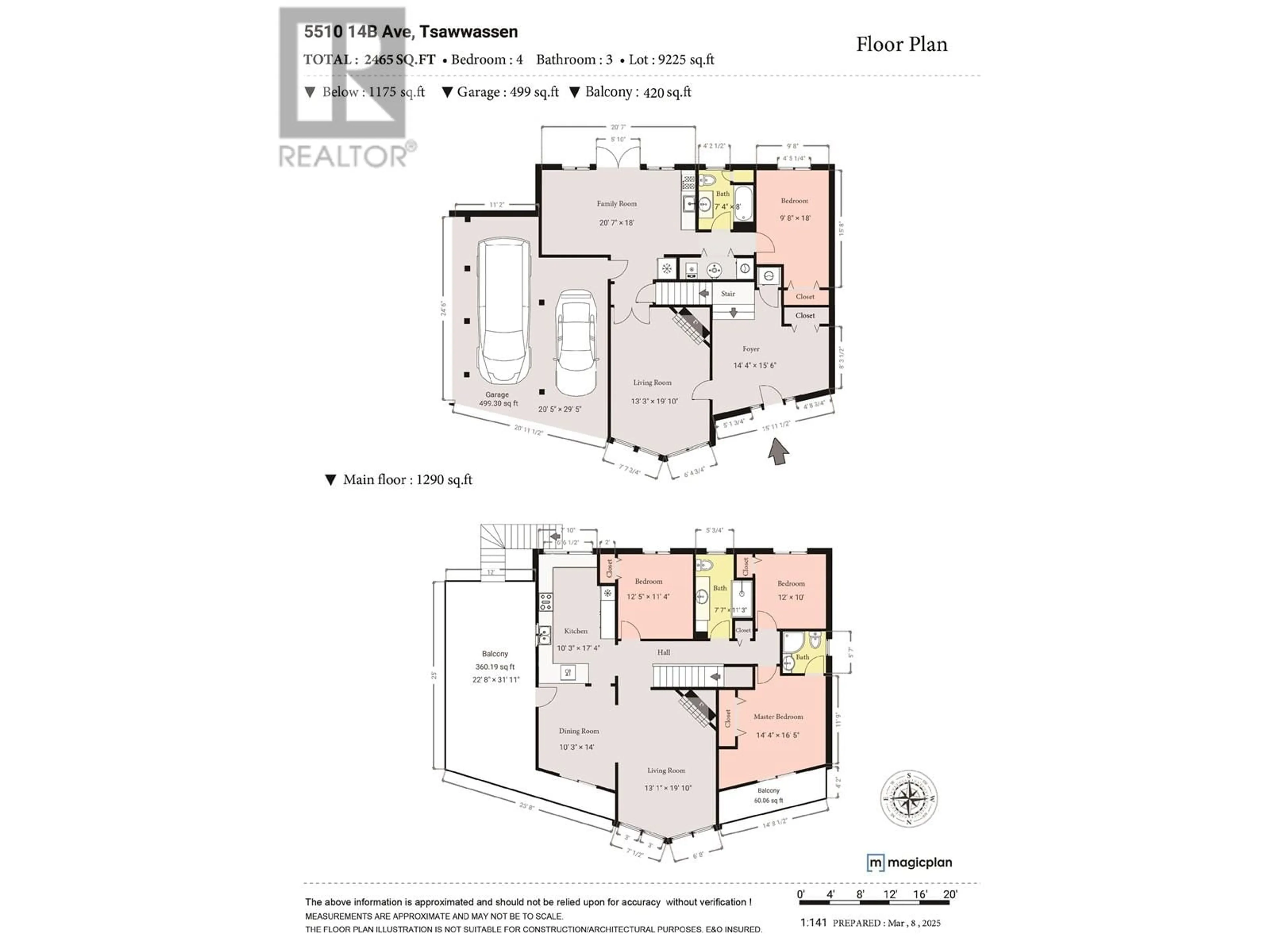 Floor plan for 5510 14B AVENUE, Delta British Columbia V4M2G6