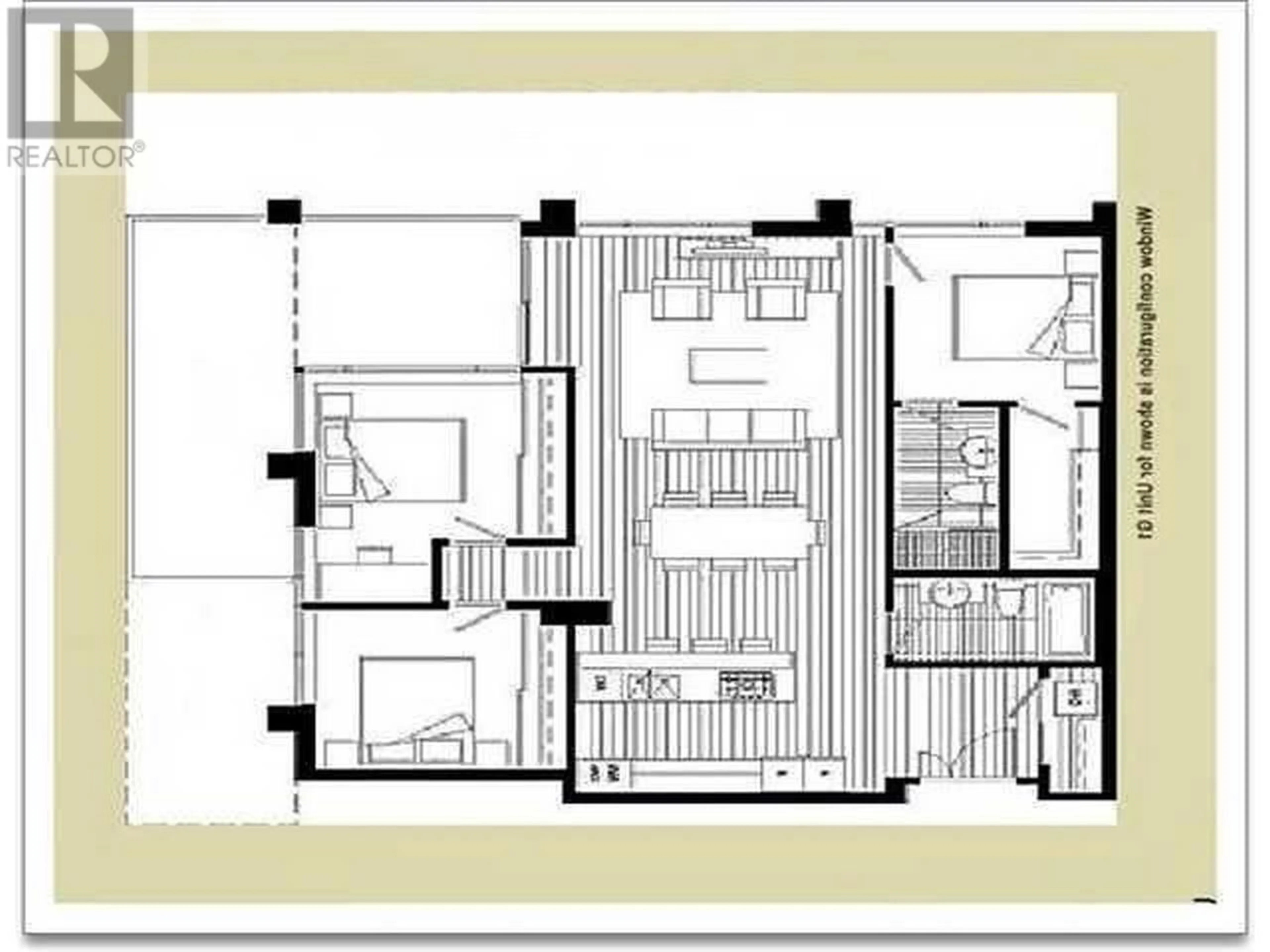 Floor plan for 1505 - 5782 BERTON AVENUE, Vancouver British Columbia V6S0C1