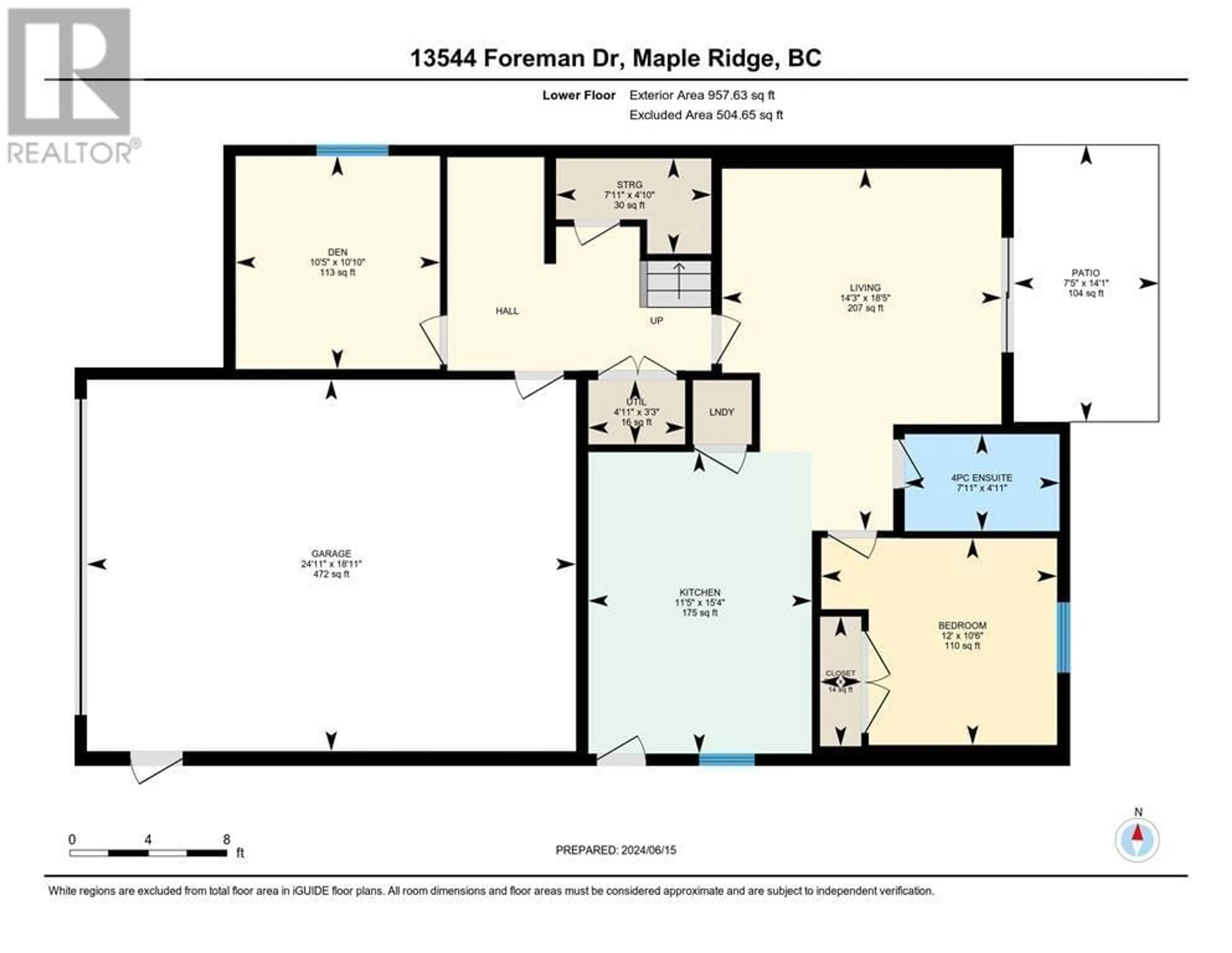 Floor plan for 13544 FOREMAN DRIVE, Maple Ridge British Columbia V4R2P7