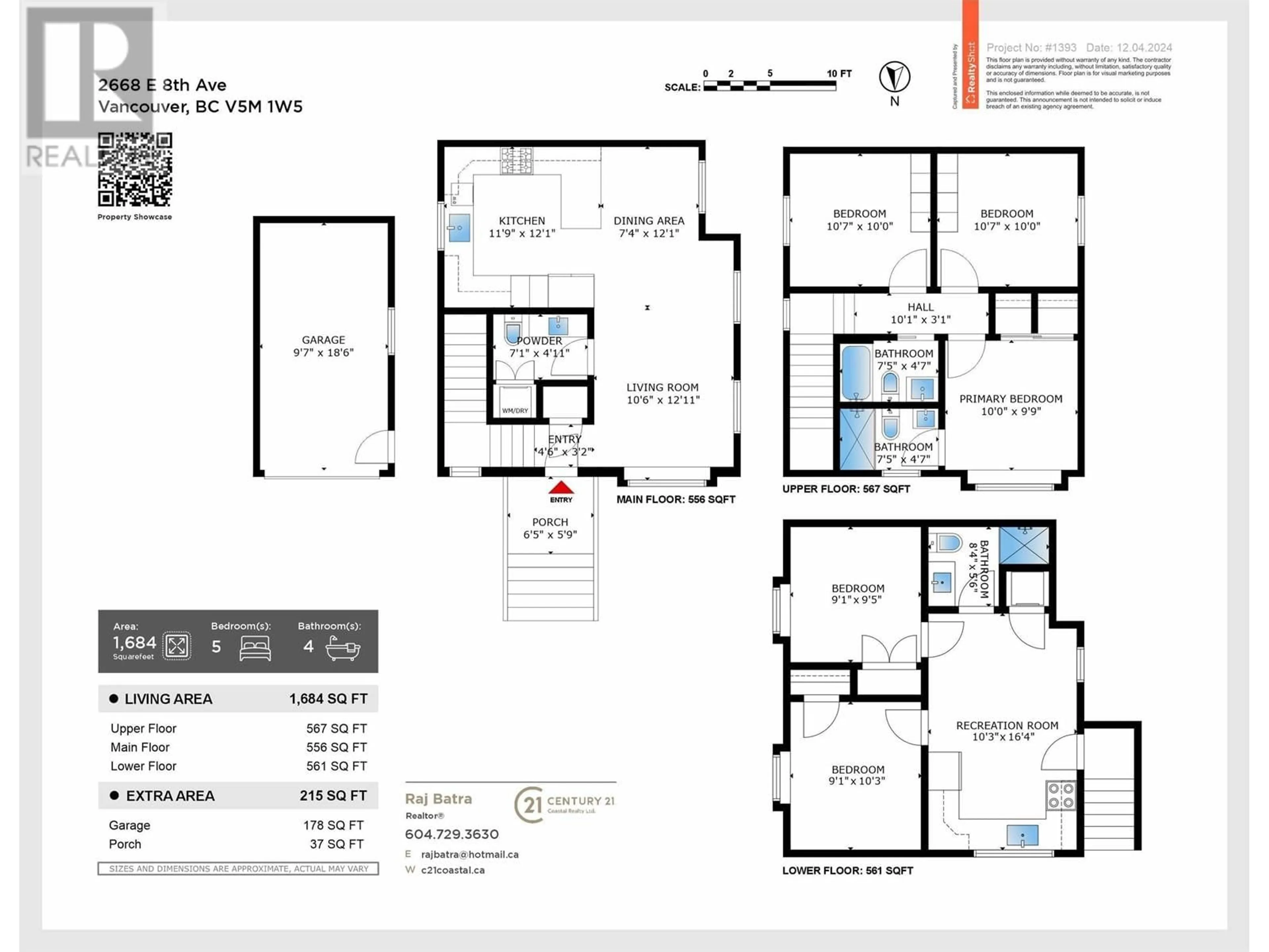 Floor plan for 2668 E 8TH AVENUE, Vancouver British Columbia V5M1W5