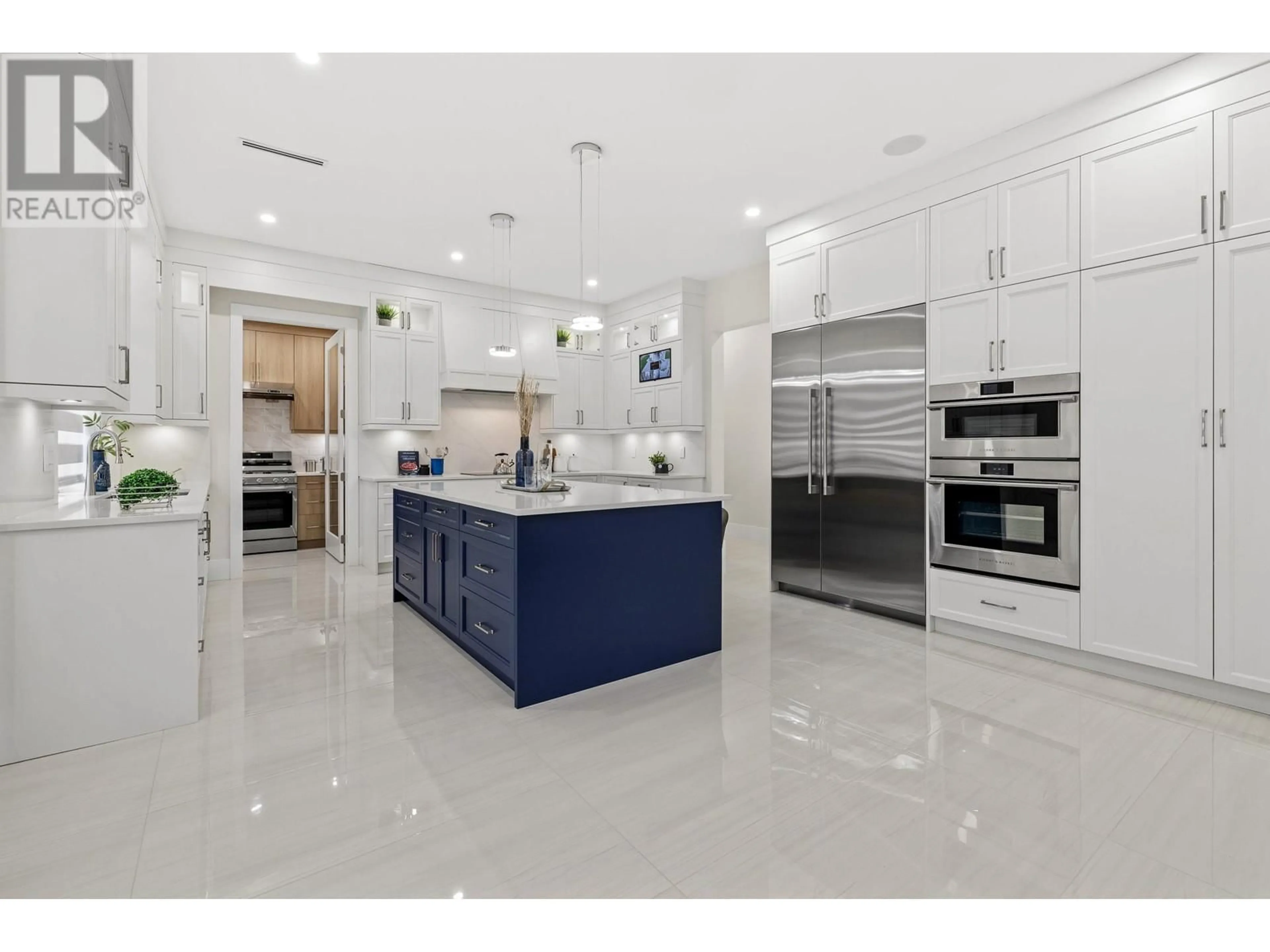 Contemporary kitchen, ceramic/tile floor for 10600 AINSWORTH CRESCENT, Richmond British Columbia V7A3V6