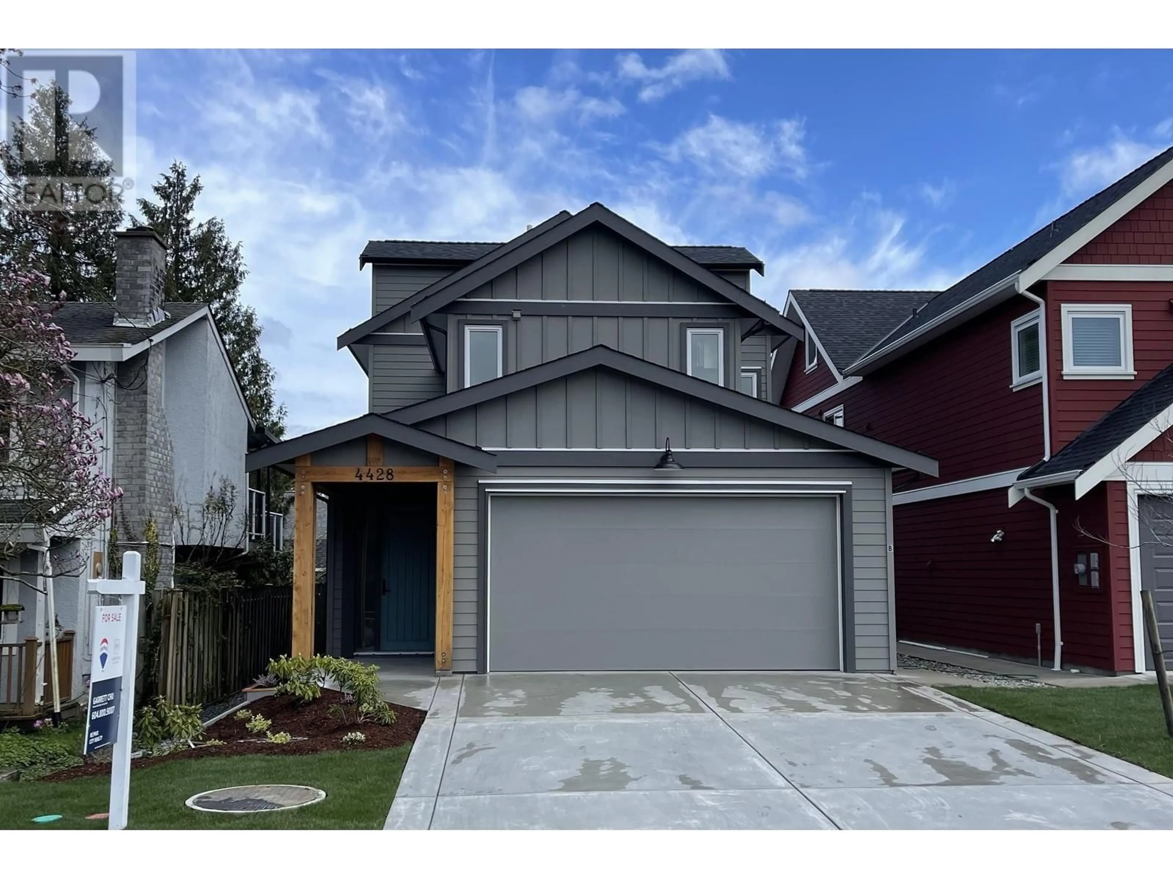 Home with vinyl exterior material, street for 4428 46B STREET, Delta British Columbia V4K2M9