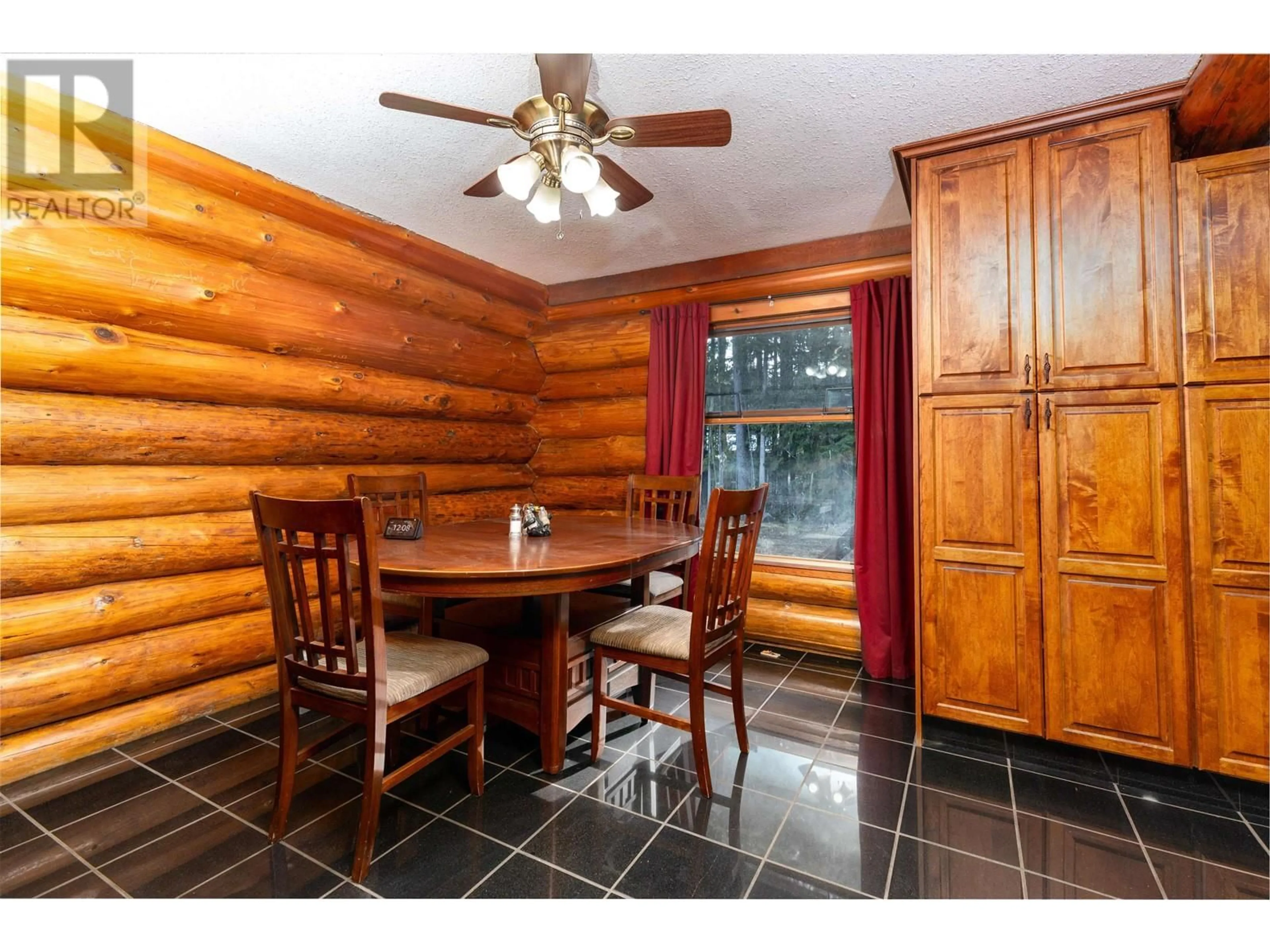 Dining room, wood/laminate floor for 604 OLD LAKELSE LAKE DRIVE, Terrace British Columbia V8G0G5