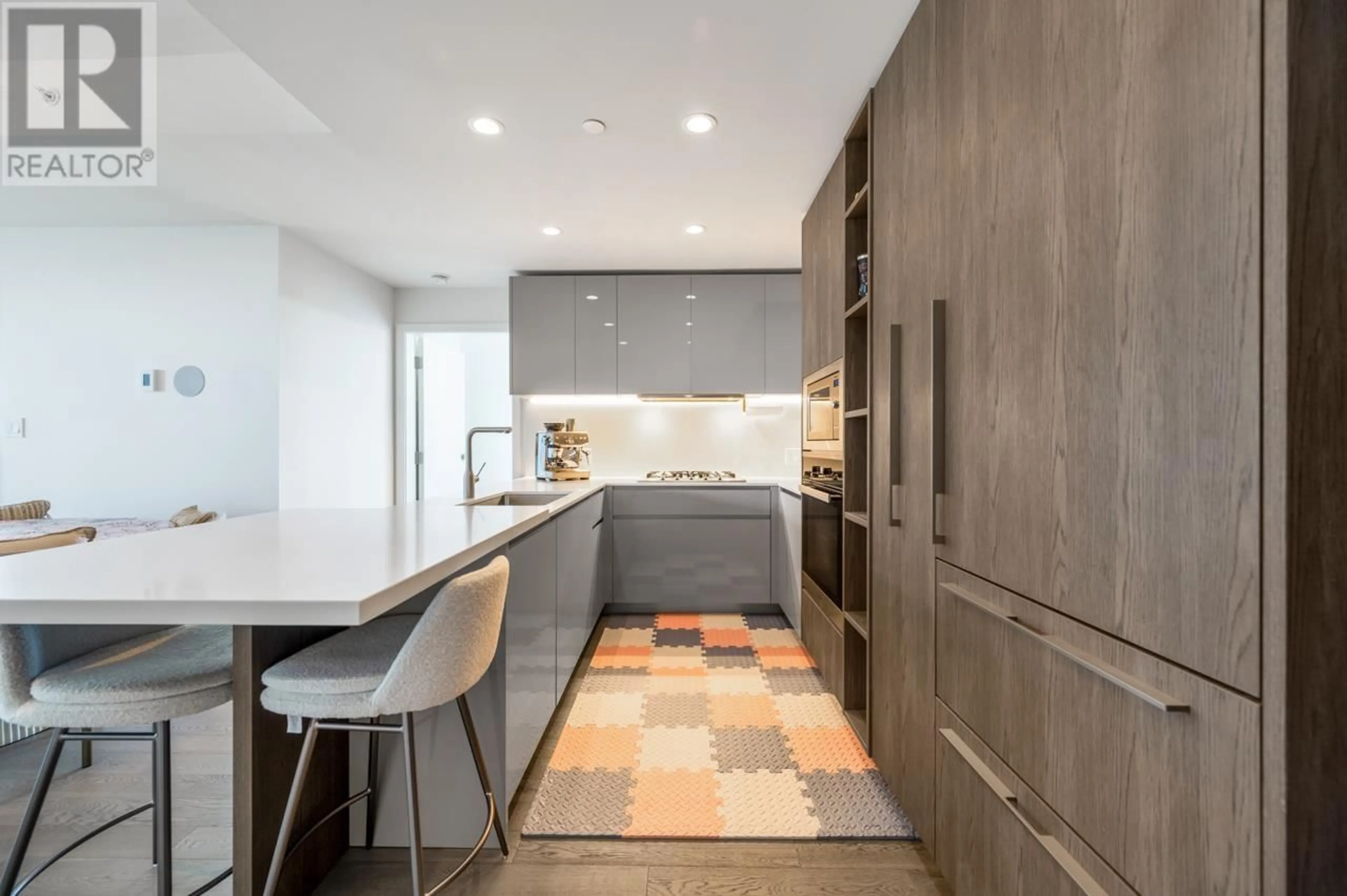 Contemporary kitchen, ceramic/tile floor for 606 - 6855 PEARSON WAY, Richmond British Columbia V7C0E9