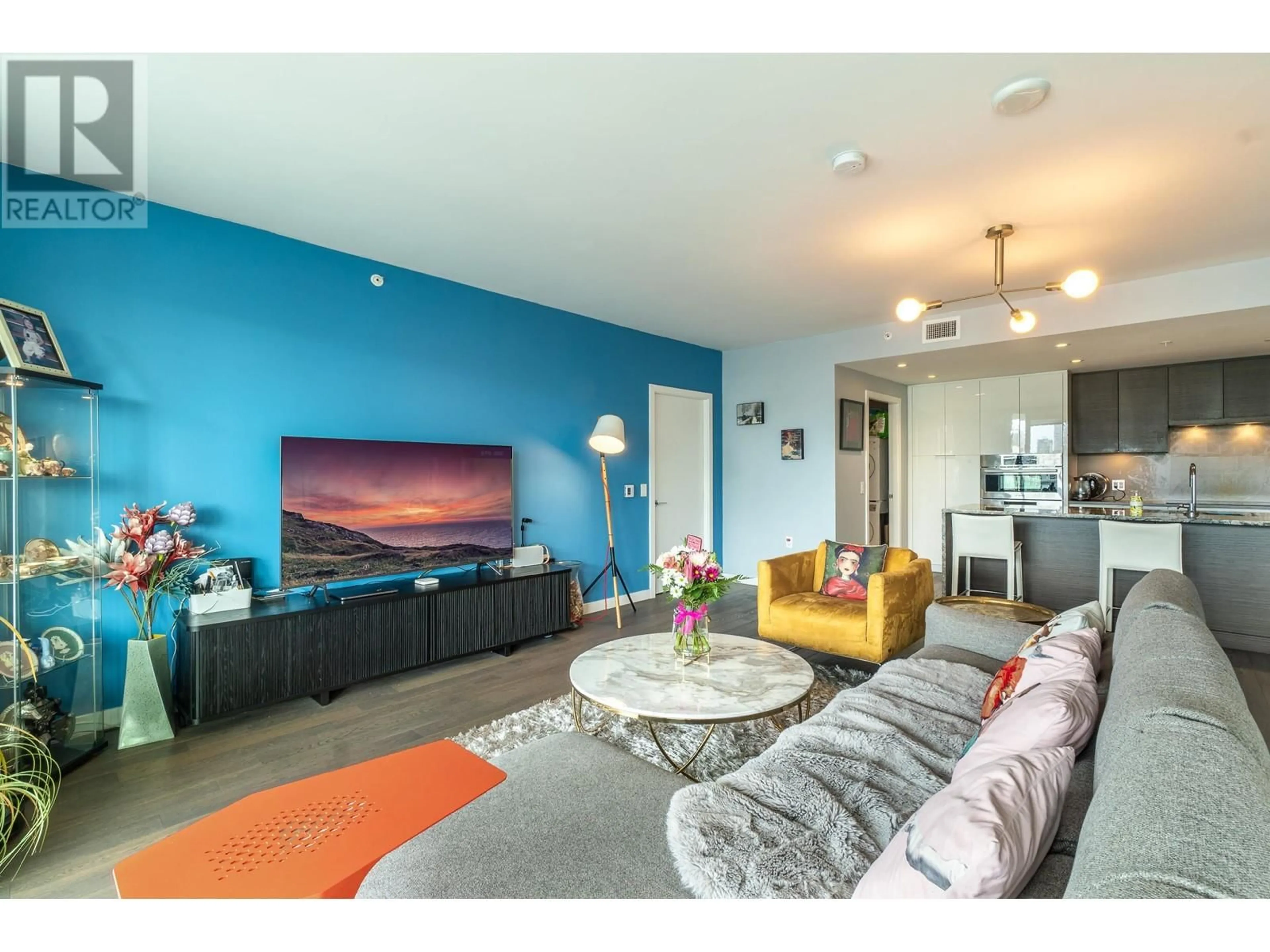 Living room with furniture, unknown for 1106 - 1688 PULLMAN PORTER STREET, Vancouver British Columbia V6A0H3