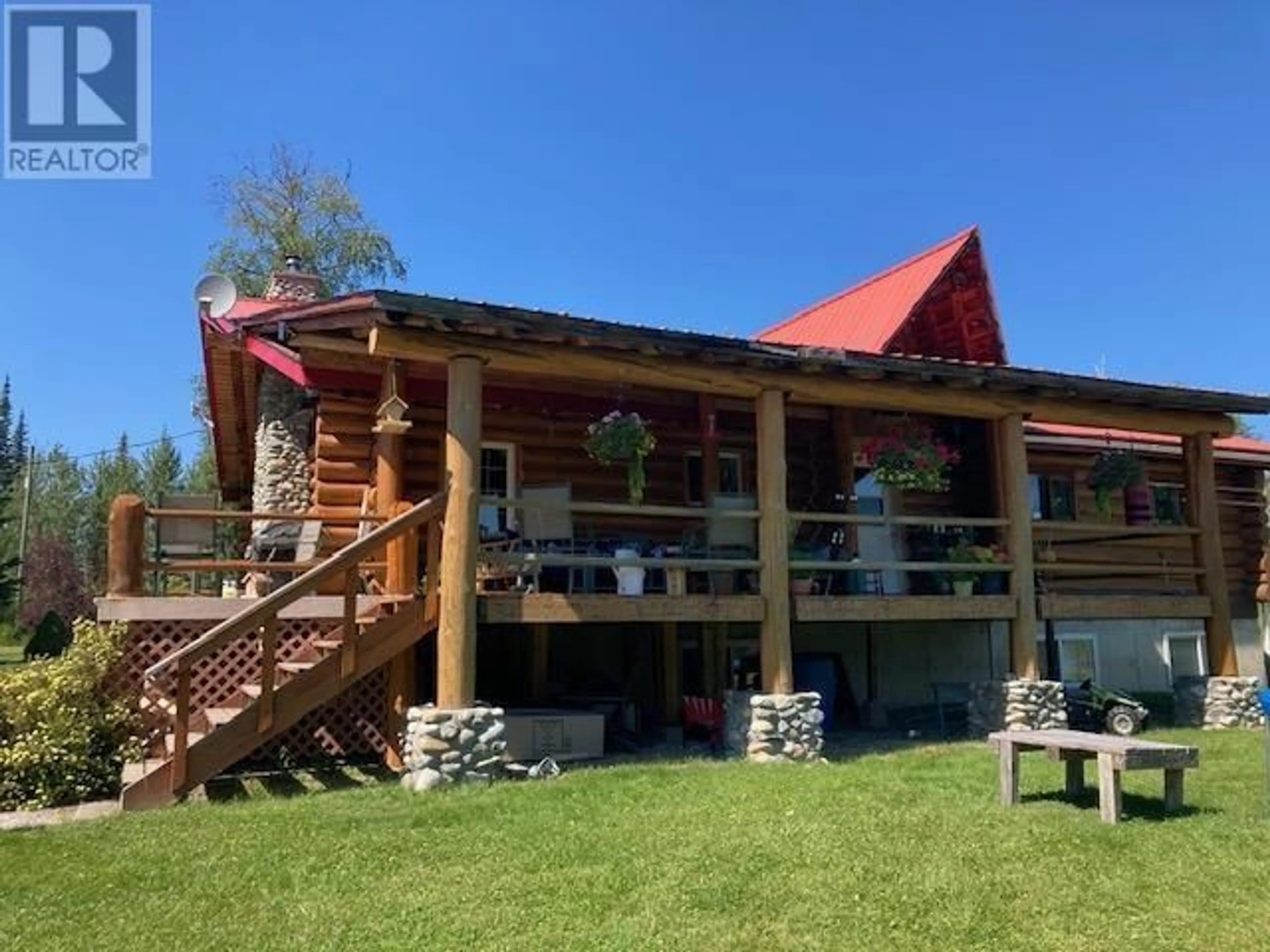 A pic from outside/outdoor area/front of a property/back of a property/a pic from drone, building for 3049 VENTURE ROAD, Quesnel British Columbia V2J6P8