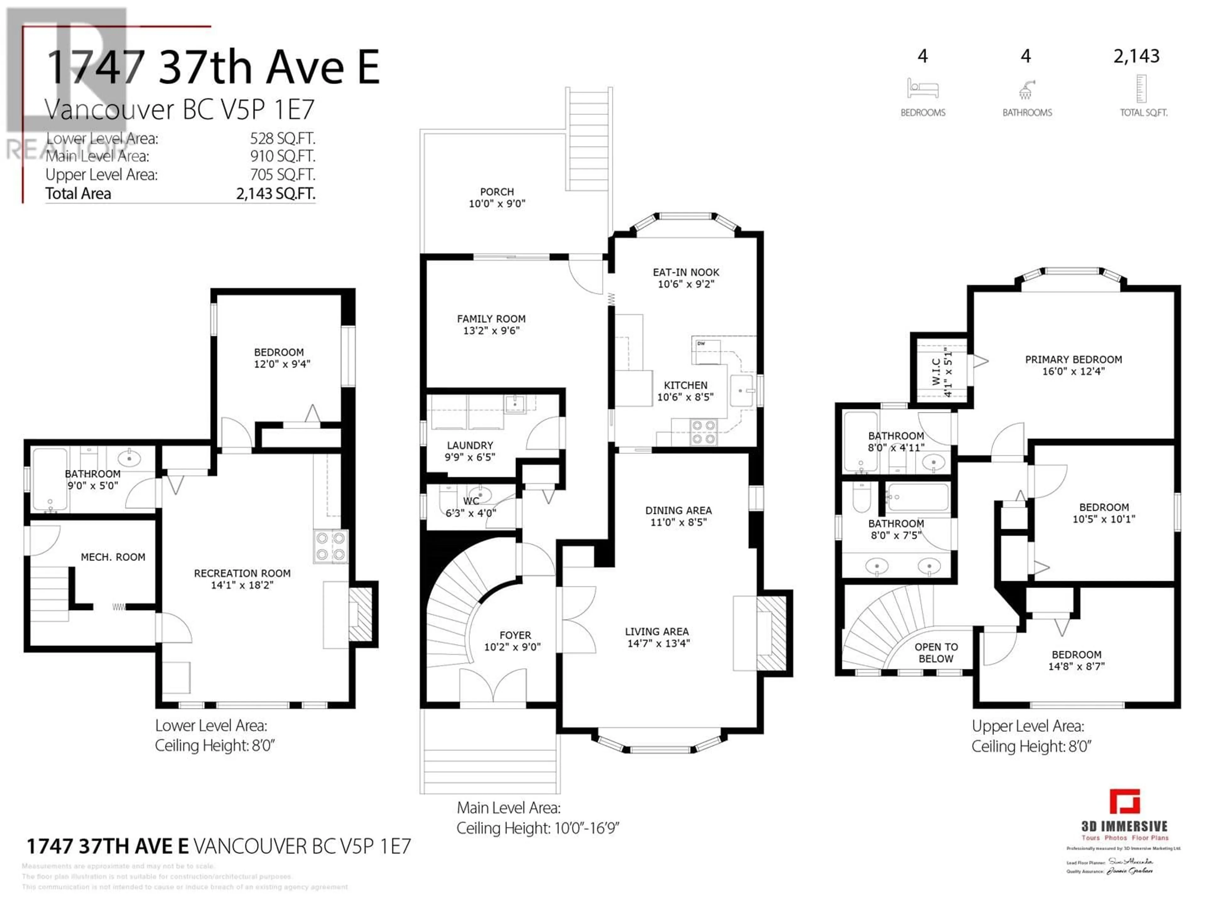 Floor plan for 1747 E 37TH AVENUE, Vancouver British Columbia V5P1E7