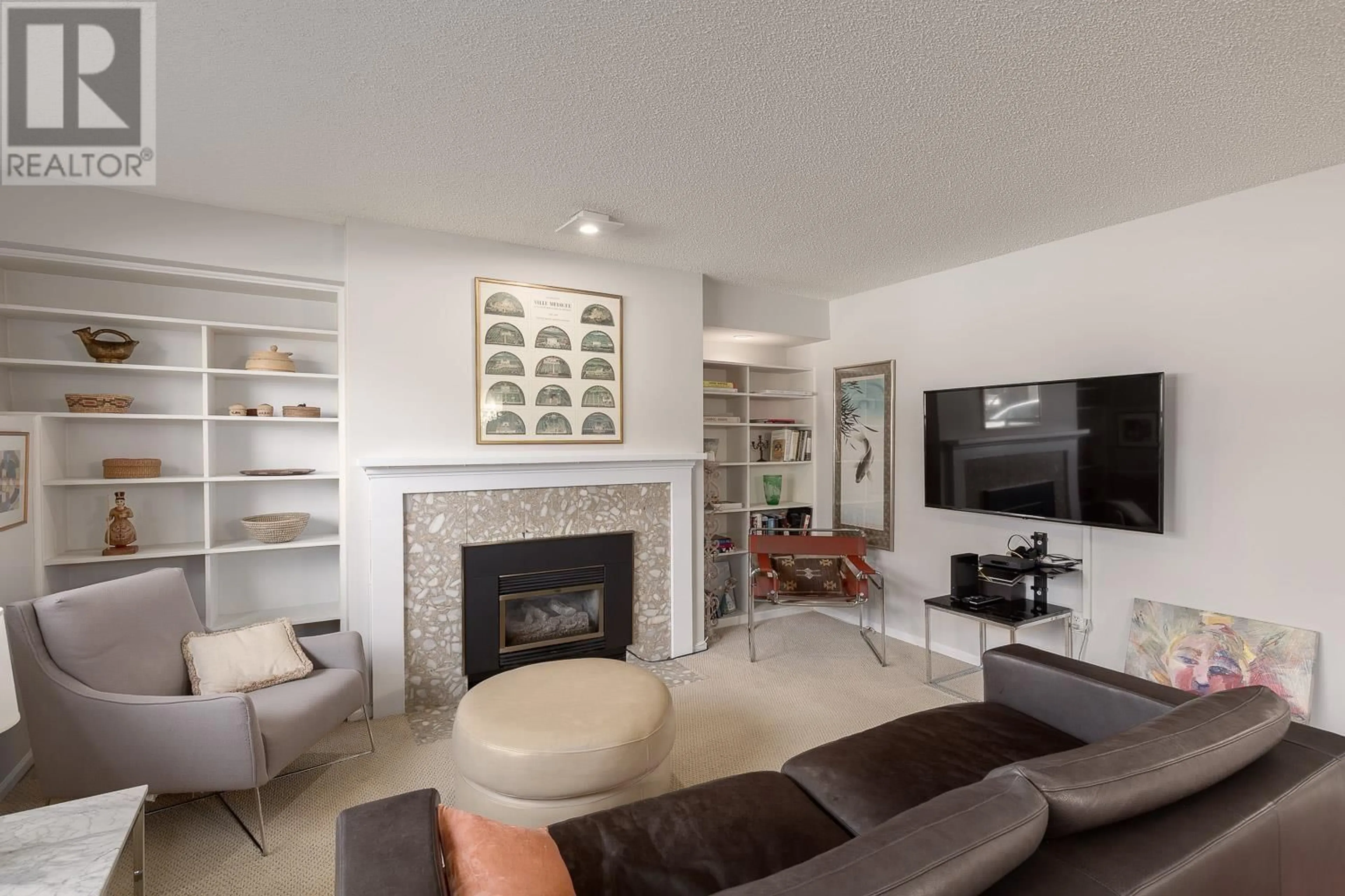 Living room with furniture, ceramic/tile floor for 101 1100 W 7TH AVENUE, Vancouver British Columbia V6H1B4