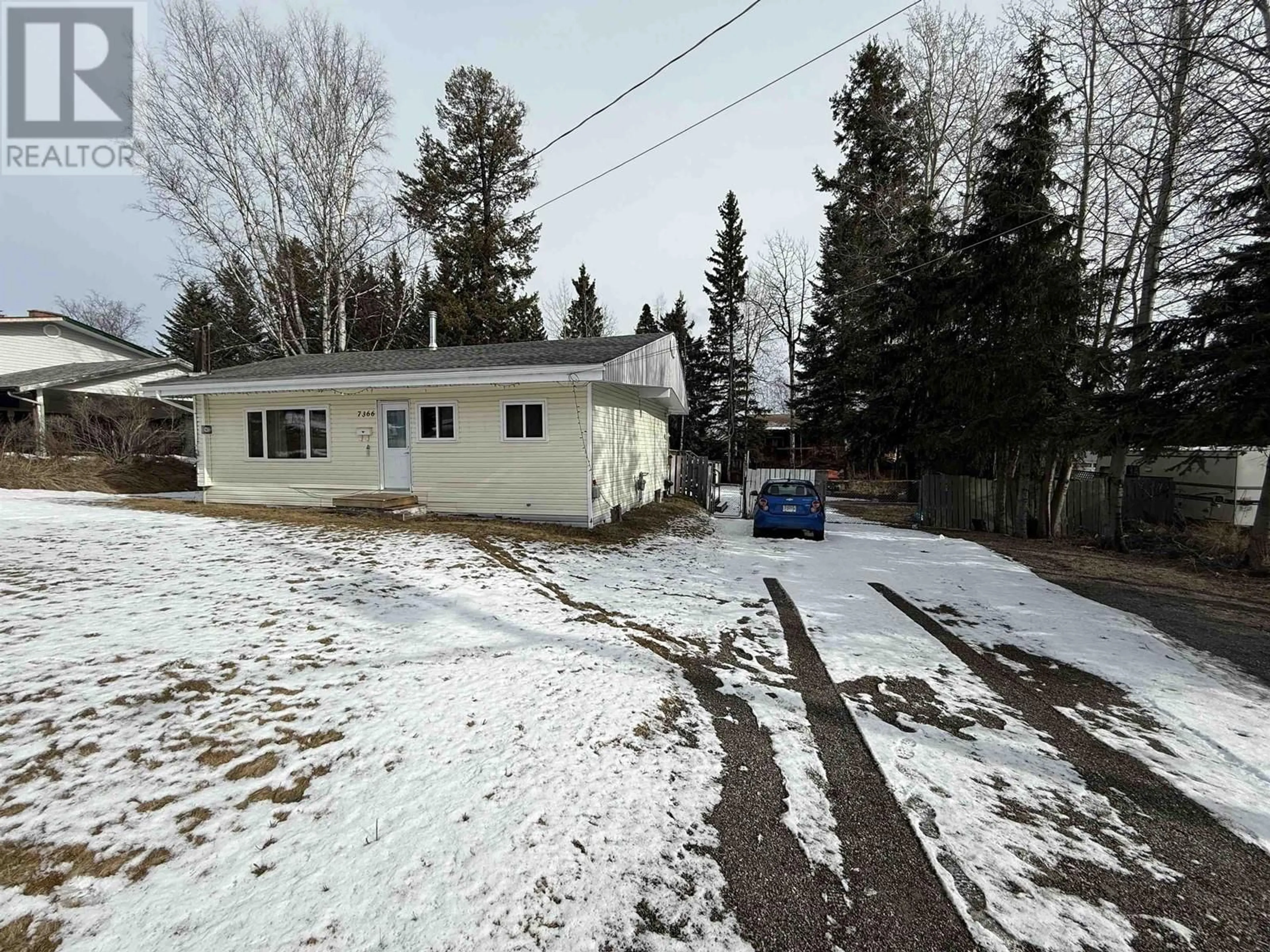 A pic from outside/outdoor area/front of a property/back of a property/a pic from drone, street for 7366 TONY ROAD, Prince George British Columbia V2N5P5