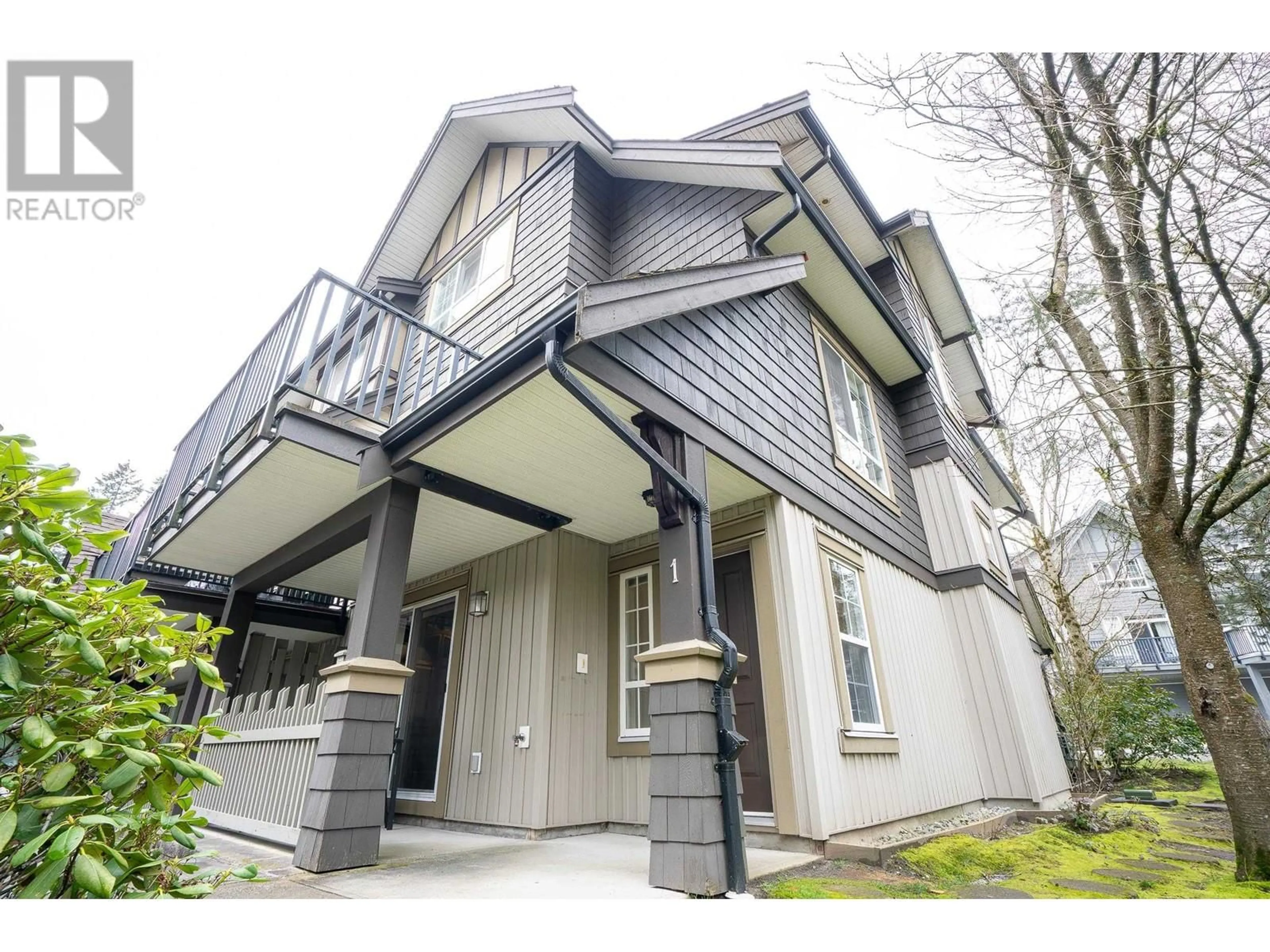 Home with vinyl exterior material, street for 1 - 2200 PANORAMA DRIVE, Port Moody British Columbia V3H5M2