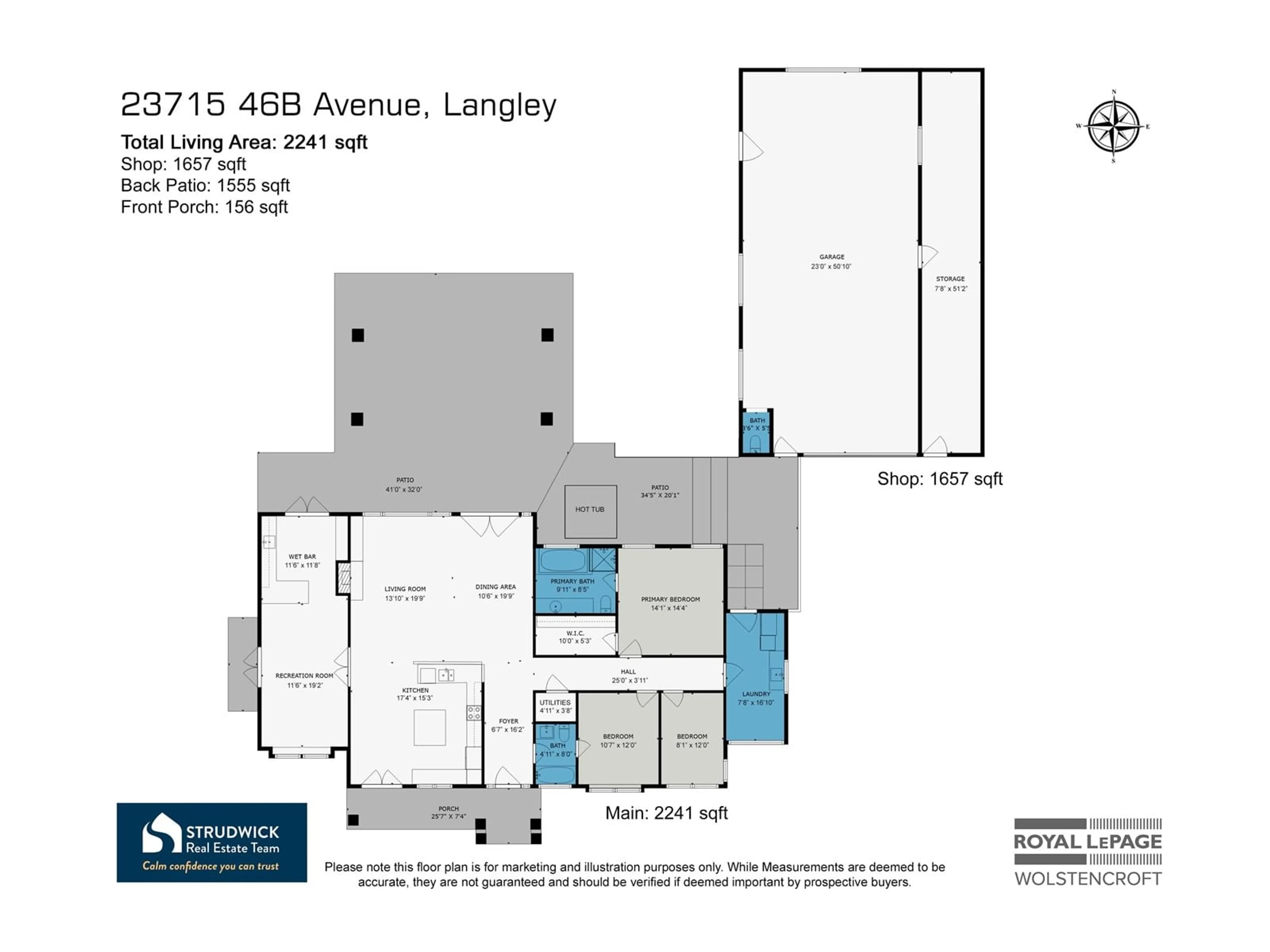 Floor plan for 23715 46B AVENUE, Langley British Columbia V2Z2S9