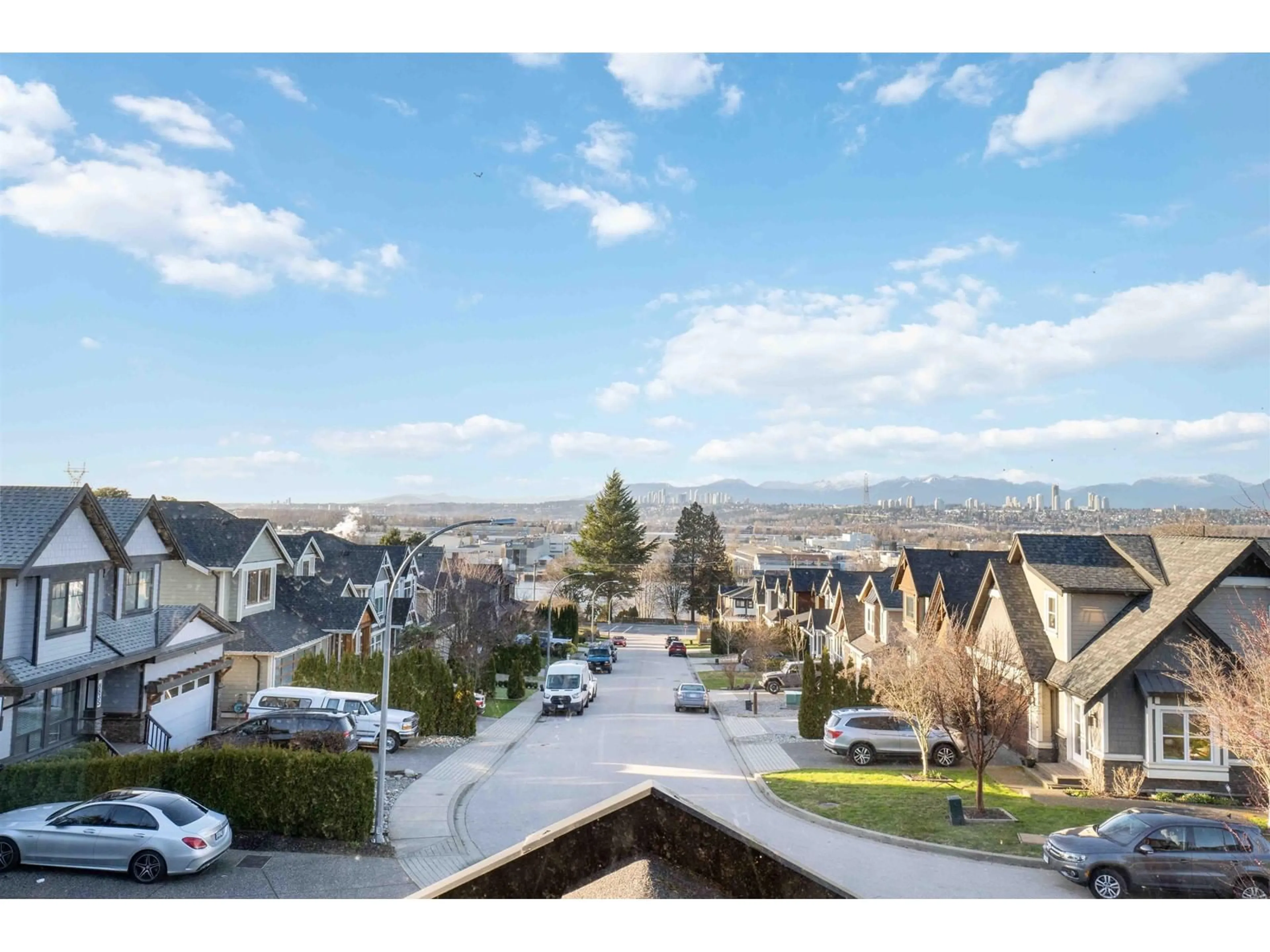 A pic from outside/outdoor area/front of a property/back of a property/a pic from drone, mountain view for 8817 STEGAVIK, Delta British Columbia V4C0C6
