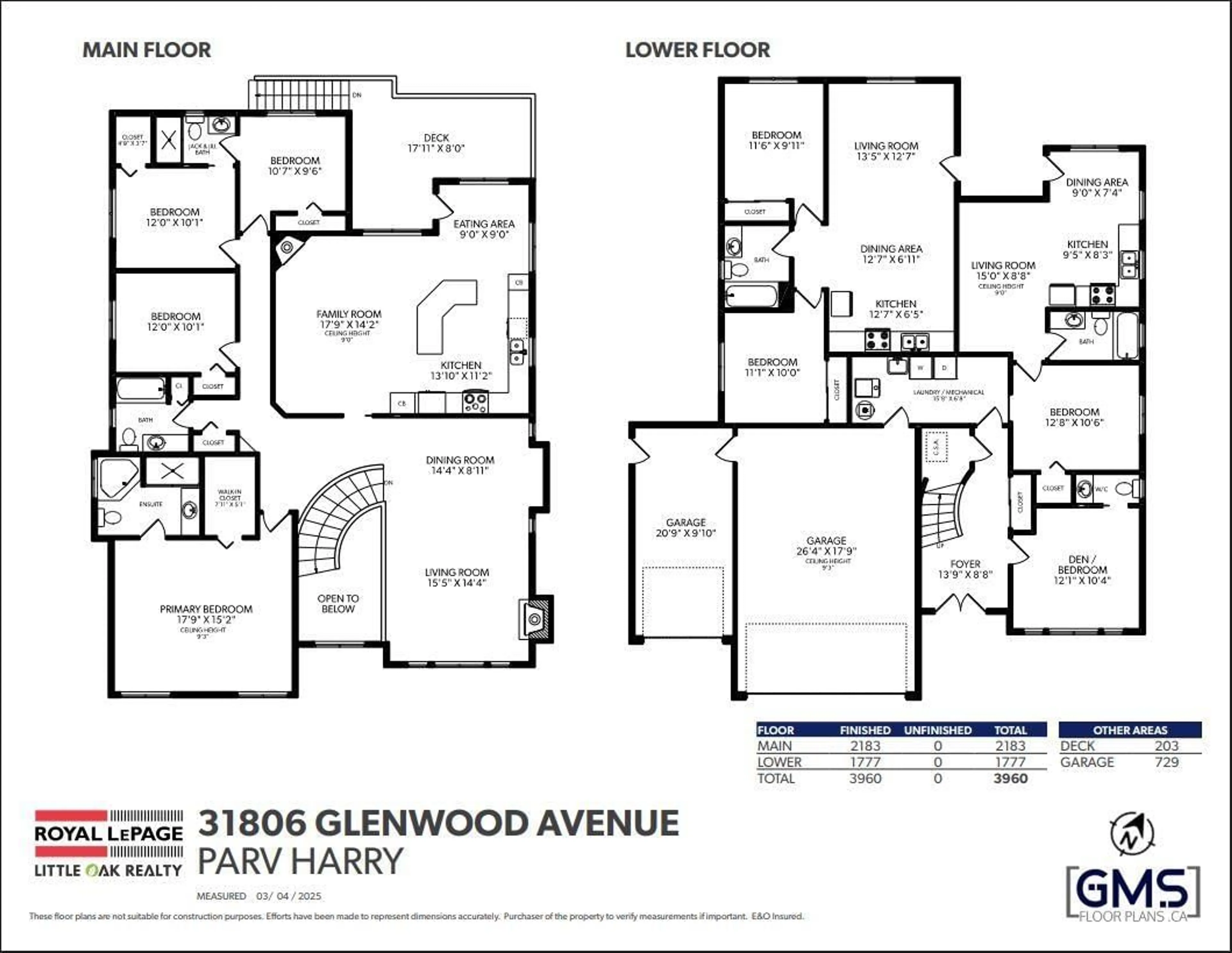 Floor plan for 31806 GLENWOOD, Abbotsford British Columbia V2T1E5