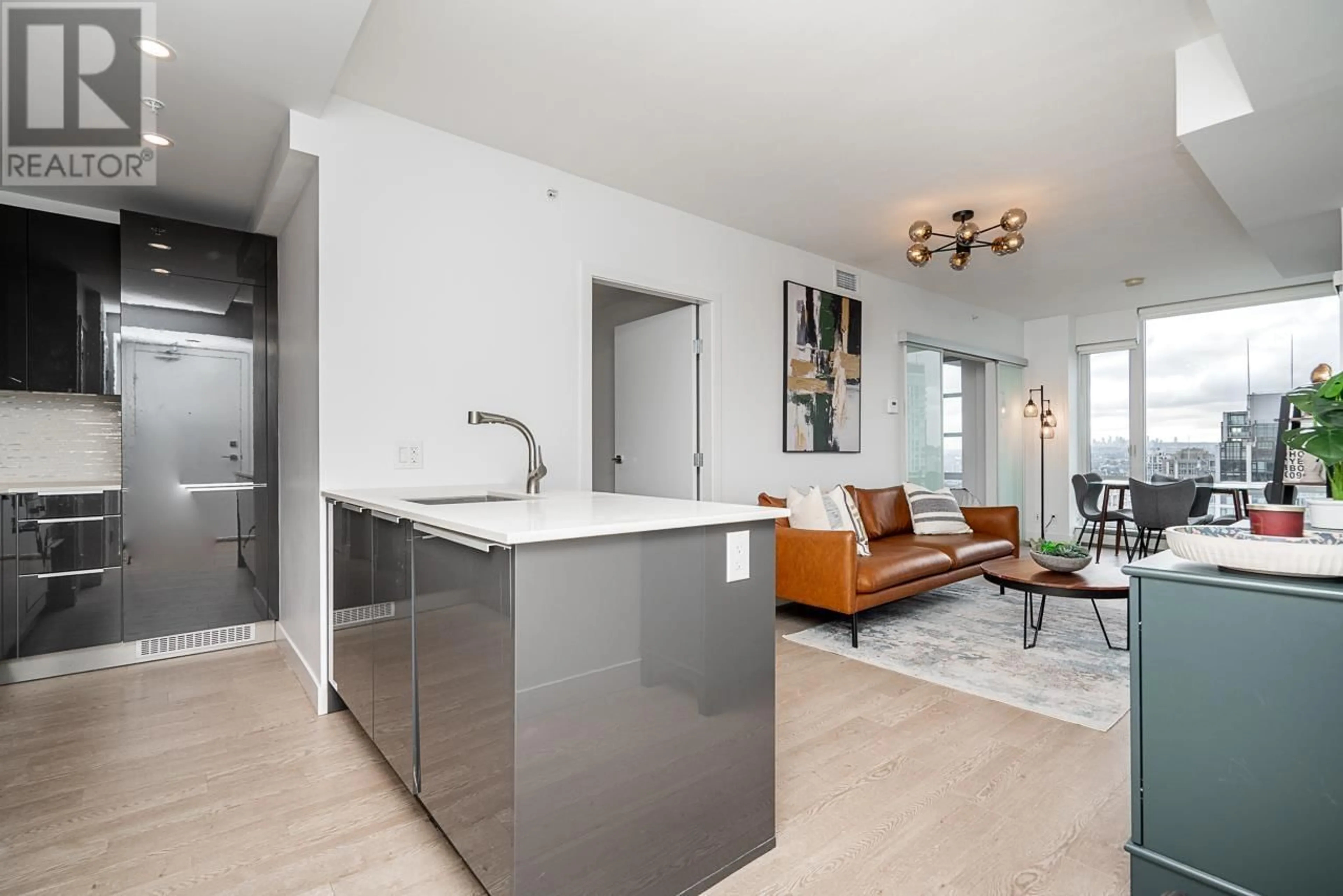 Open concept kitchen, unknown for 3105 - 1283 HOWE STREET, Vancouver British Columbia V6Z0E3