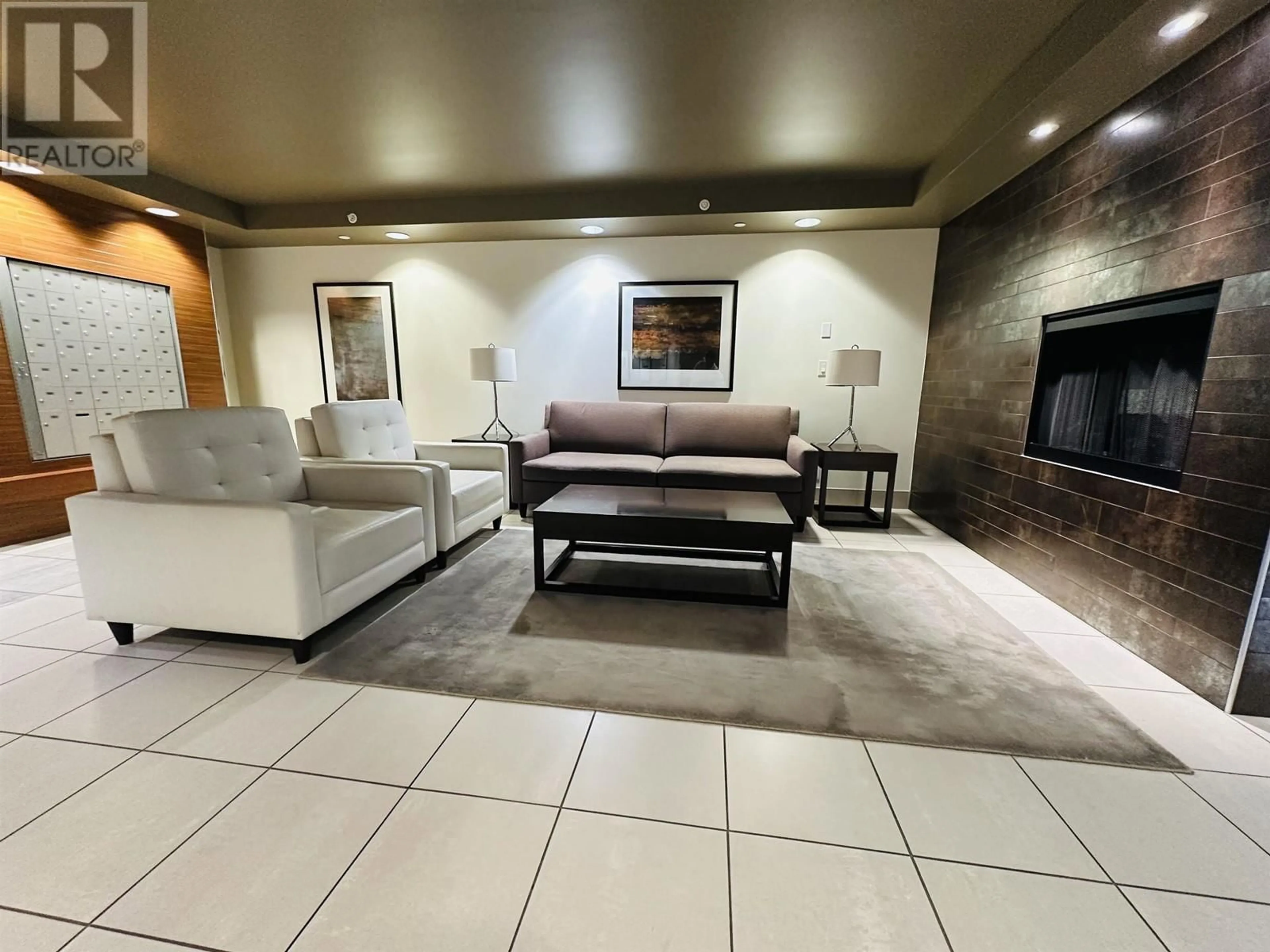 Living room with furniture, ceramic/tile floor for 906 - 6351 BUSWELL STREET, Richmond British Columbia V6Y0A4