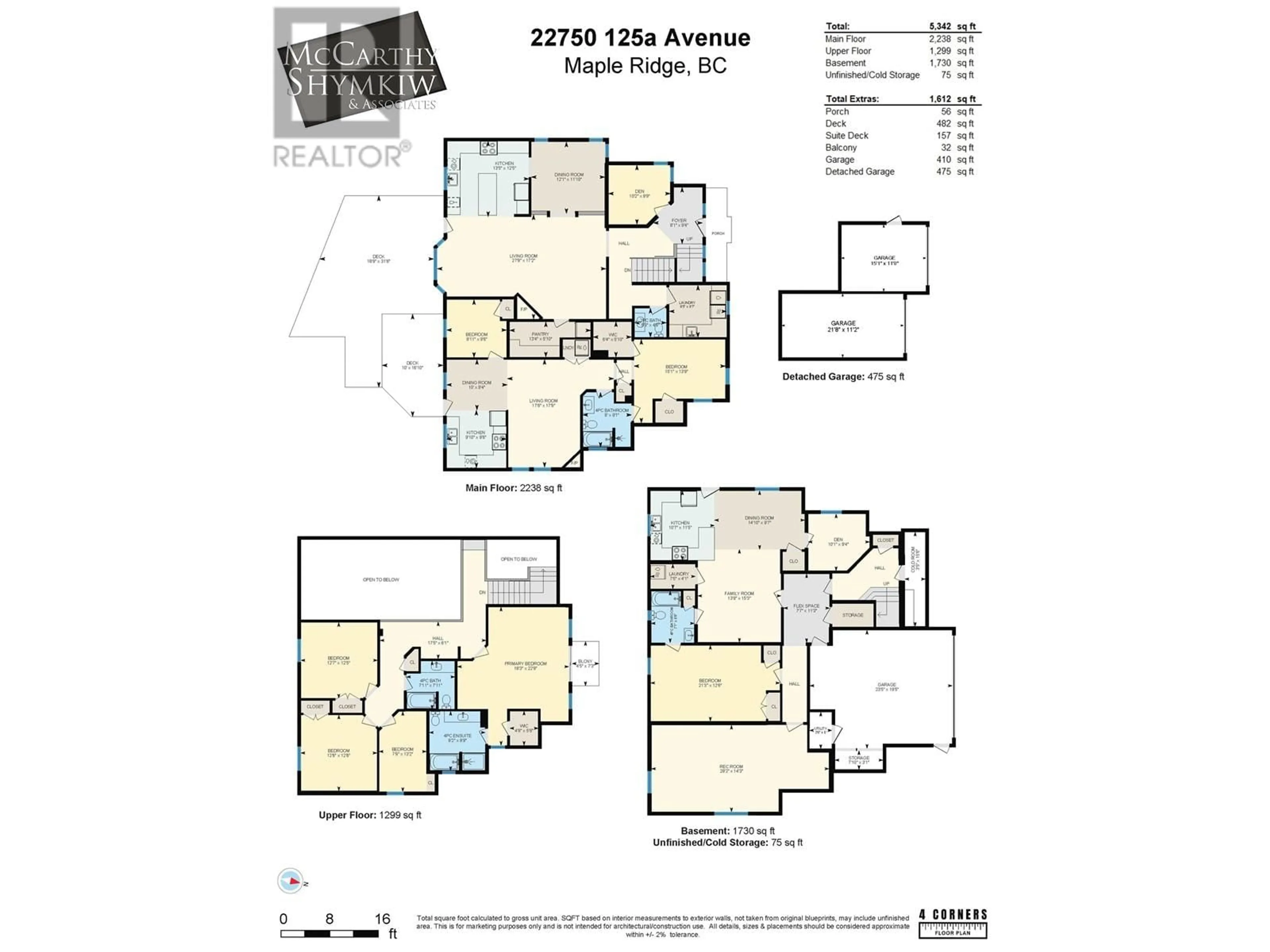 Floor plan for 22750 125A AVENUE, Maple Ridge British Columbia V2X3T8