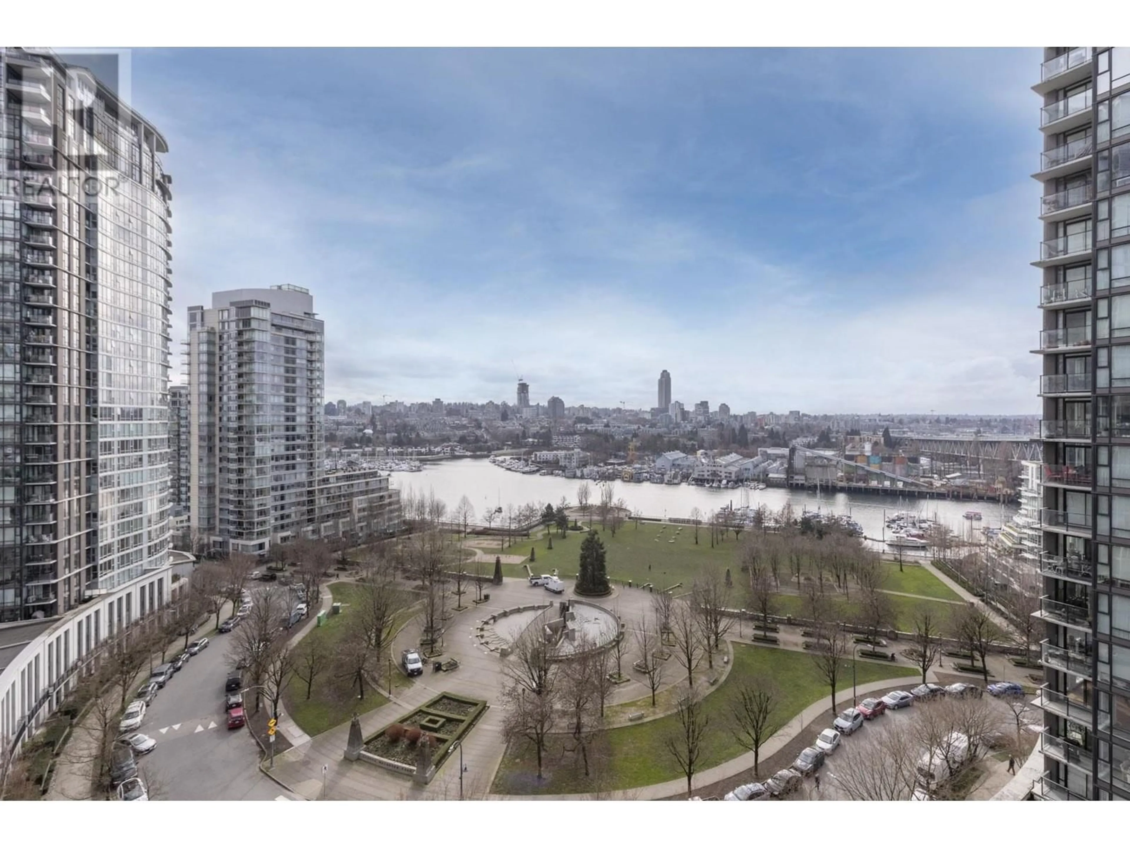 A pic from outside/outdoor area/front of a property/back of a property/a pic from drone, city buildings view from balcony for 1602 - 1495 RICHARDS STREET, Vancouver British Columbia V6Z3E3